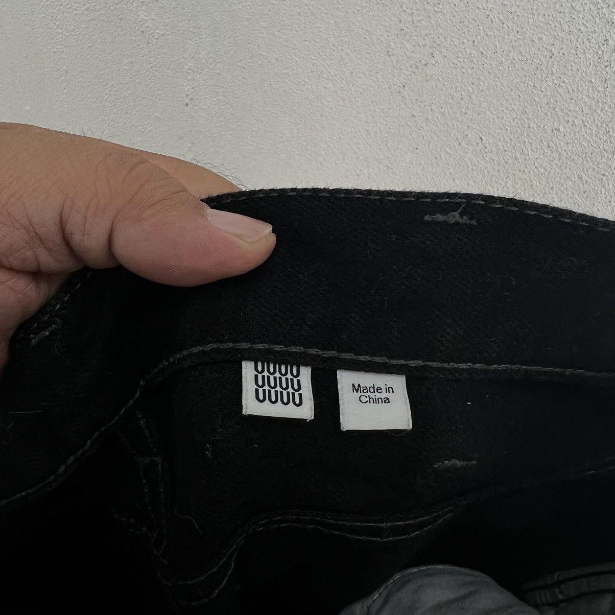Japanese Brand RARE BLACK ICONIC JEANS UNIQLO JAPAN UNDERCOVER JUN TAKASHI Size US 34 / EU 50 - 11 Thumbnail