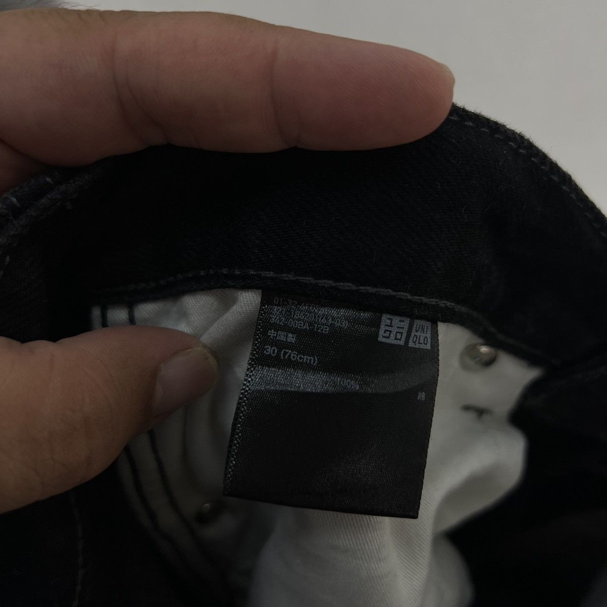 Japanese Brand RARE BLACK ICONIC JEANS UNIQLO JAPAN UNDERCOVER JUN TAKASHI Size US 34 / EU 50 - 12 Thumbnail
