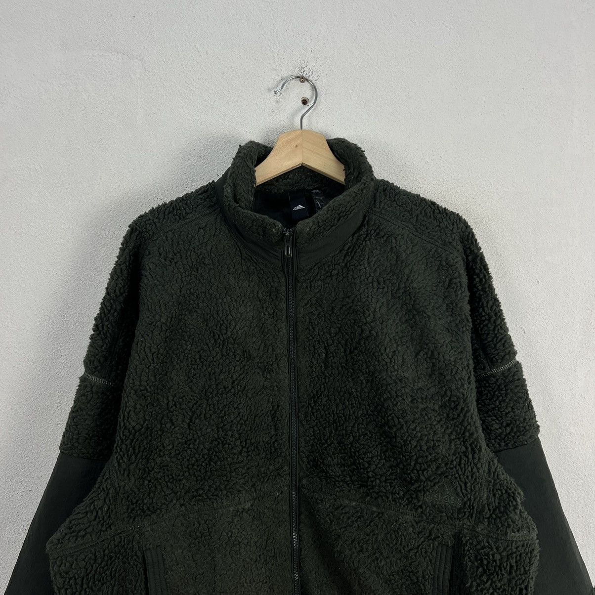 Adidas VINTAGE ADIDAS SHERPA FLEECE JACKET Size US L / EU 52-54 / 3 - 3 Thumbnail