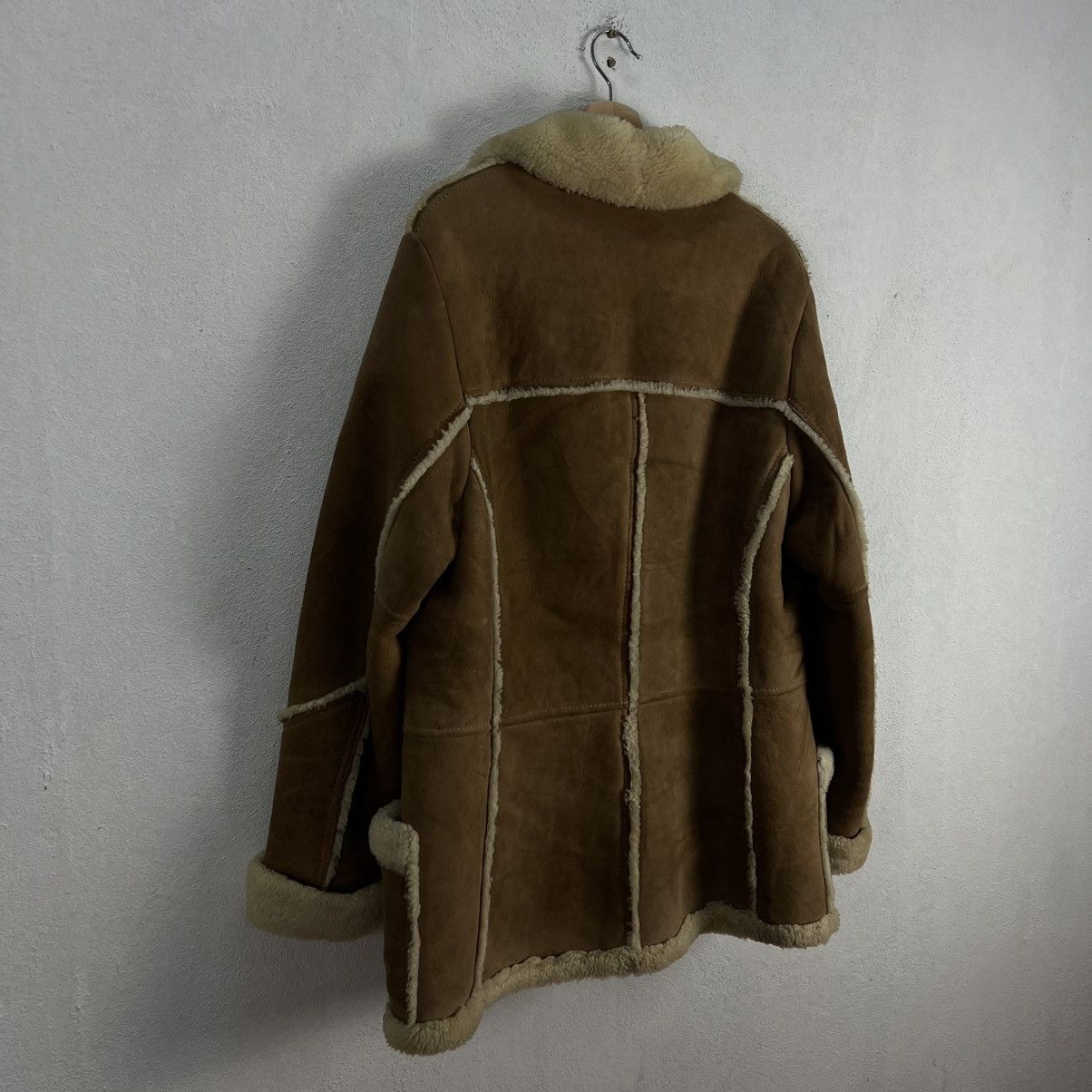 Genuine Leather VINTAGE ARDNEY MADE IN USA SHERLING SHERPA LEATHER JACKET Size US M / EU 48-50 / 2 - 8 Thumbnail
