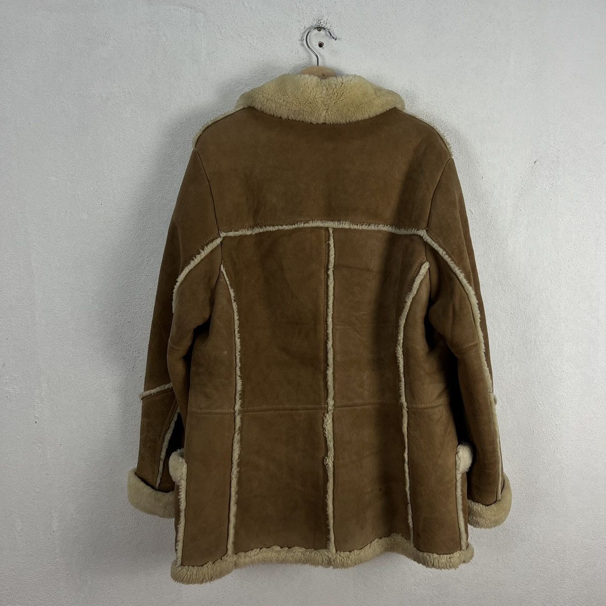 Genuine Leather VINTAGE ARDNEY MADE IN USA SHERLING SHERPA LEATHER JACKET Size US M / EU 48-50 / 2 - 7 Thumbnail