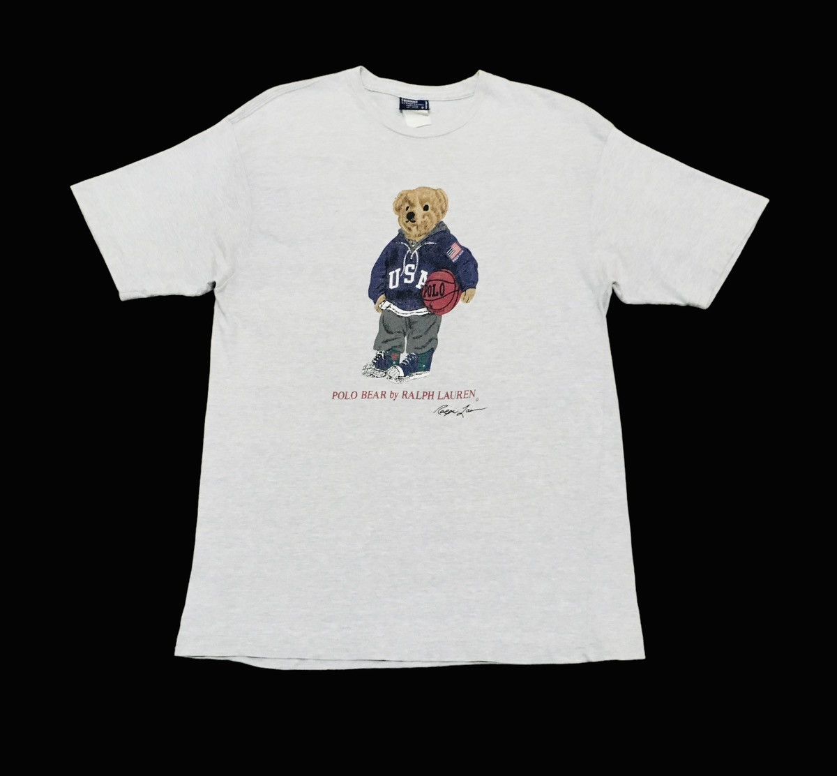 Rare Design Vintage Polo Bears Ralph Lauren T-shirt 1990s