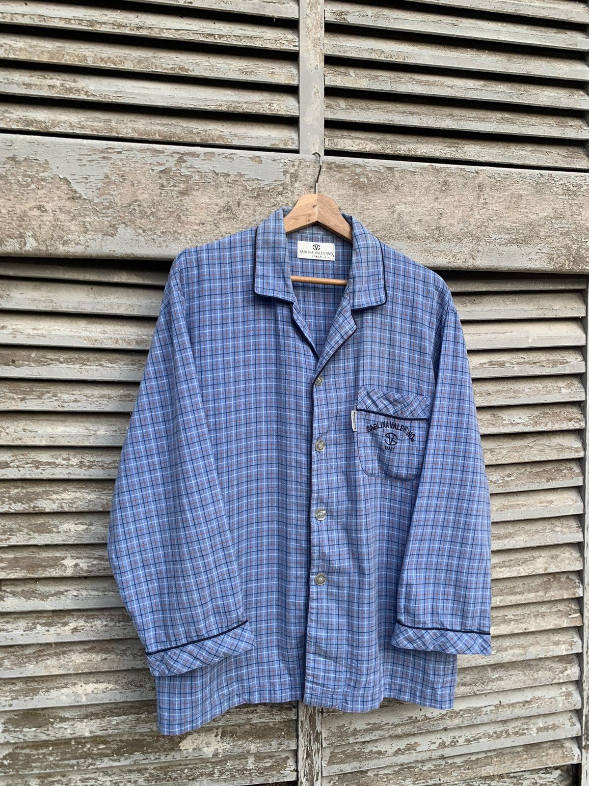 Vintage Sablina Valentino Italy Beautiful Striped Pajama Flannels Size US L / EU 52-54 / 3 - 1 Thumbnail