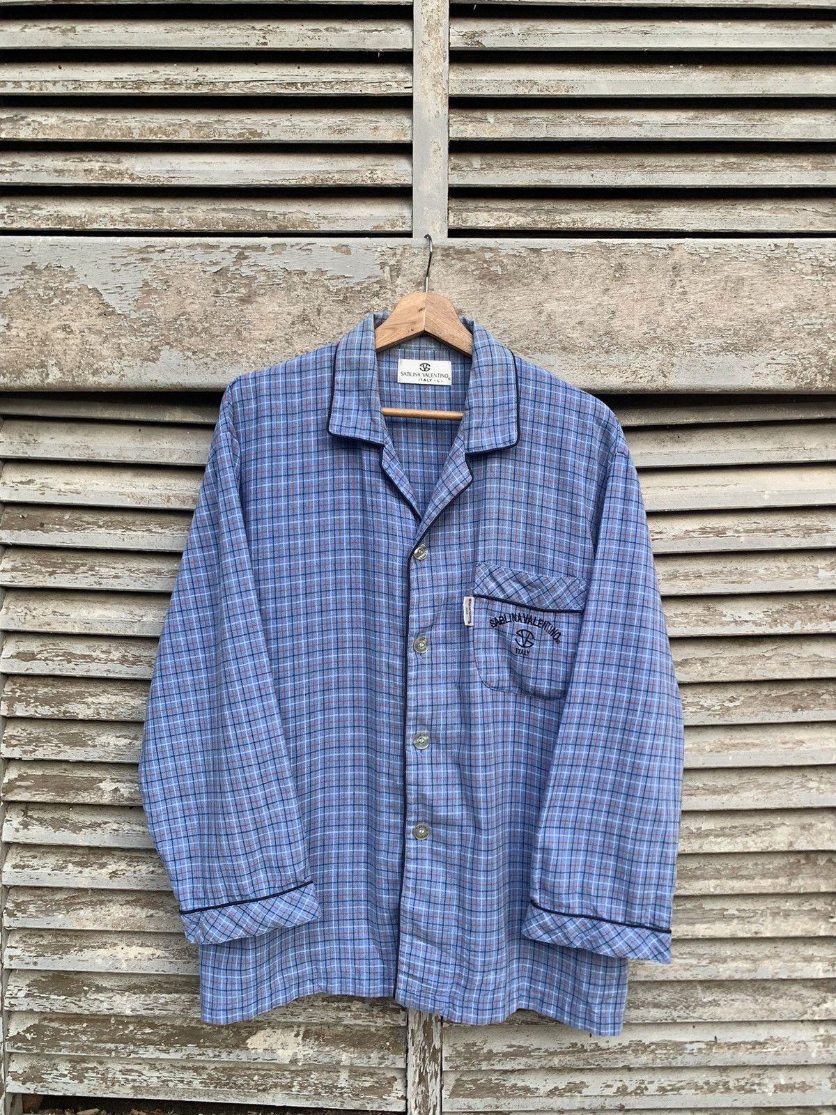 Vintage Sablina Valentino Italy Beautiful Striped Pajama Flannels Size US L / EU 52-54 / 3 - 3 Thumbnail