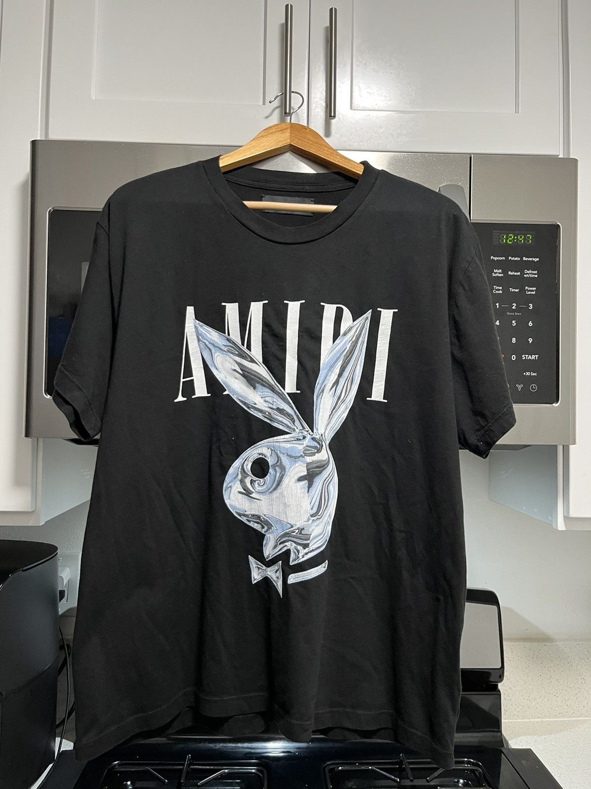 Amiri × Designer × Playboy Amiri Playboy Bunny Diamond Tee Shirt