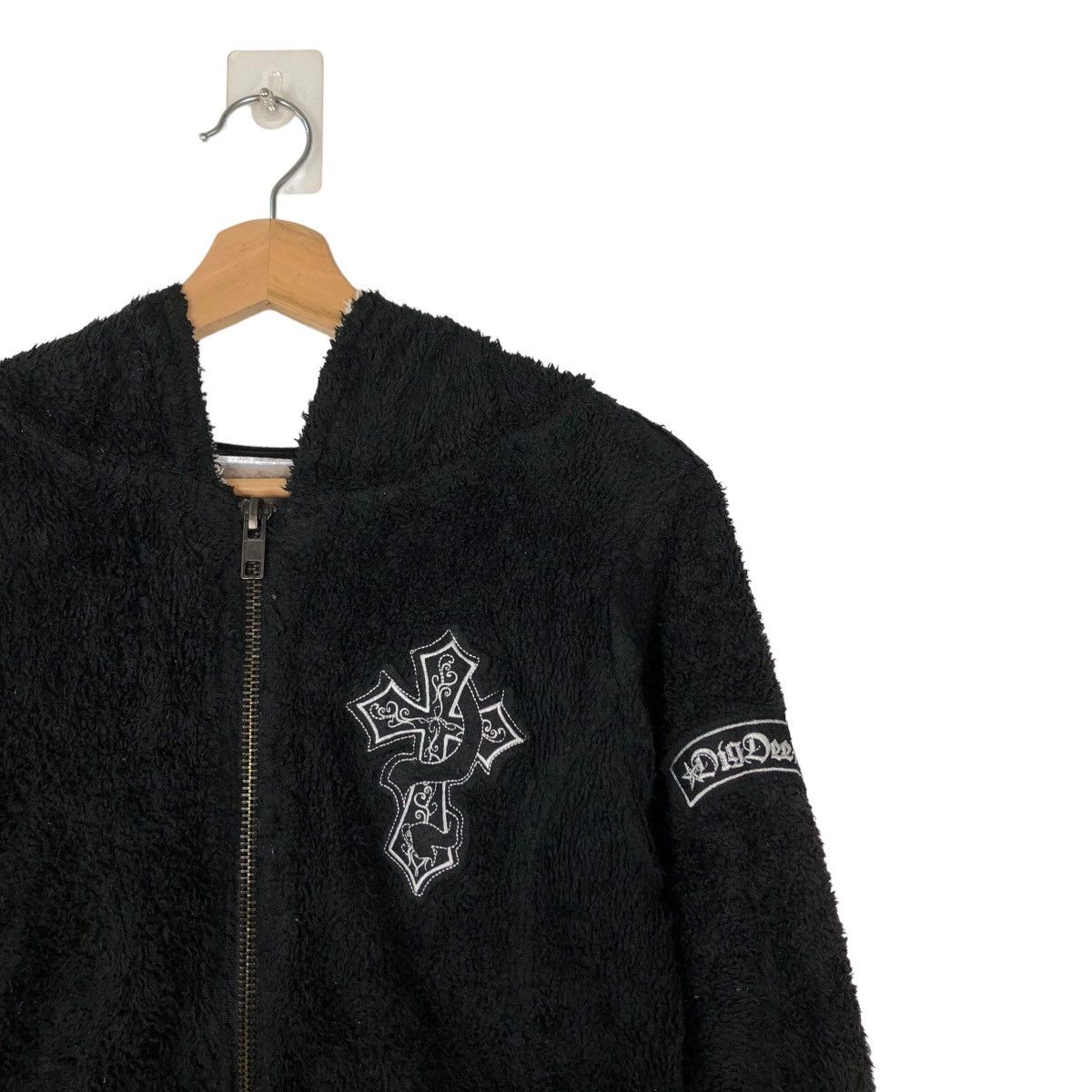 Japanese Brand VINTAGE DIG DEEP HOODIE BIG LOGO PUNK Size US L / EU 52-54 / 3 - 5 Thumbnail