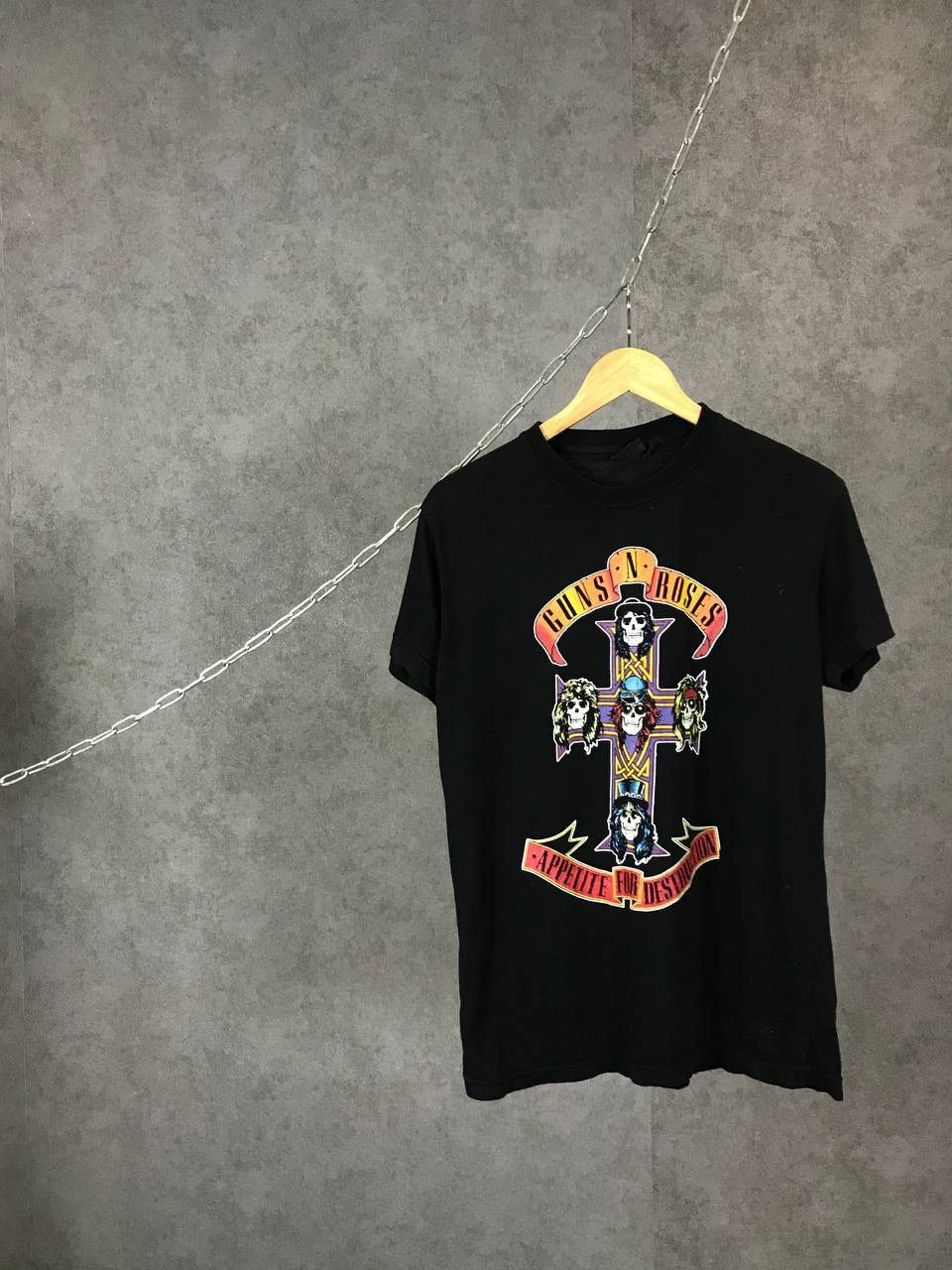 Band Tees × Guns N' Roses Guns N Roses vintage rock band overprinted tee Size US S / EU 44-46 / 1 - 1 Thumbnail