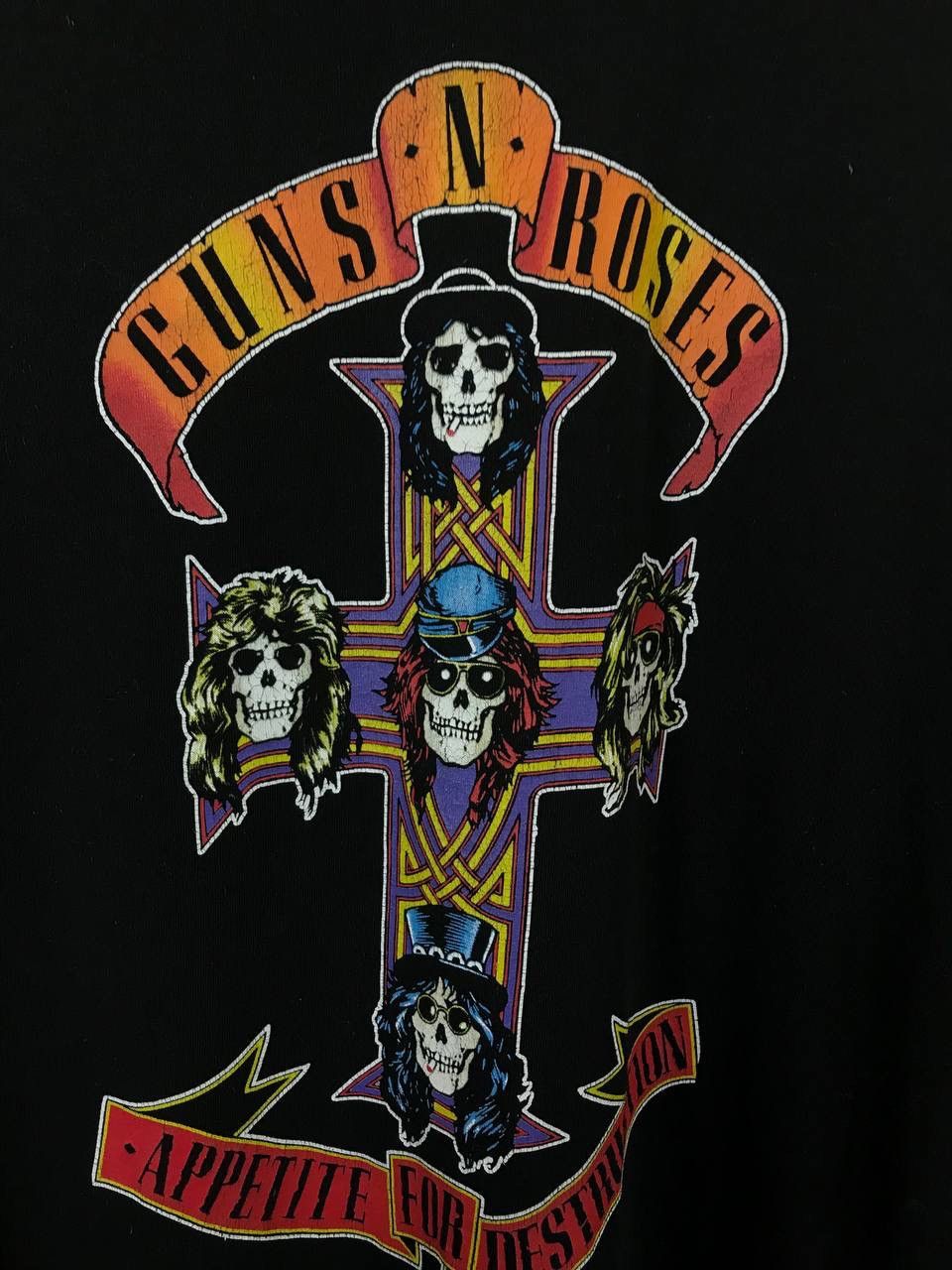 Band Tees × Guns N' Roses Guns N Roses vintage rock band overprinted tee Size US S / EU 44-46 / 1 - 4 Thumbnail