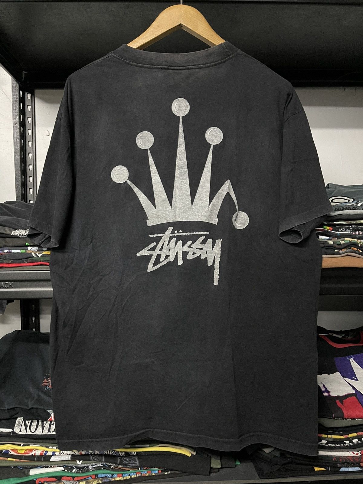 Vintage Vintage 80s Stussy Crown Sun Faded XL Tees | Grailed