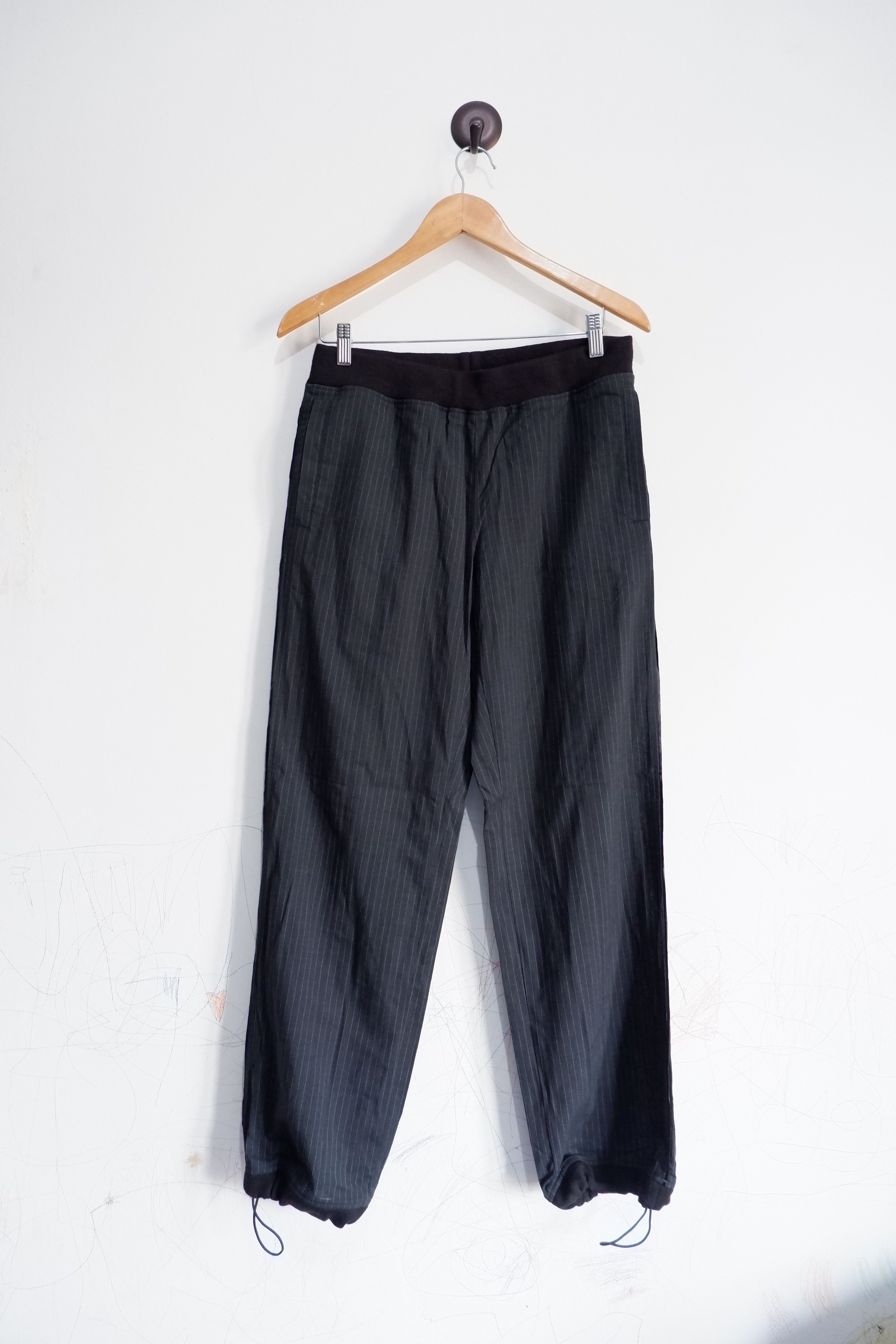 Yohji Yamamoto Vintage AAR Yohji Yamamoto Laine Wool Ribbed Waist Pants Size US 32 / EU 48 - 1 Thumbnail