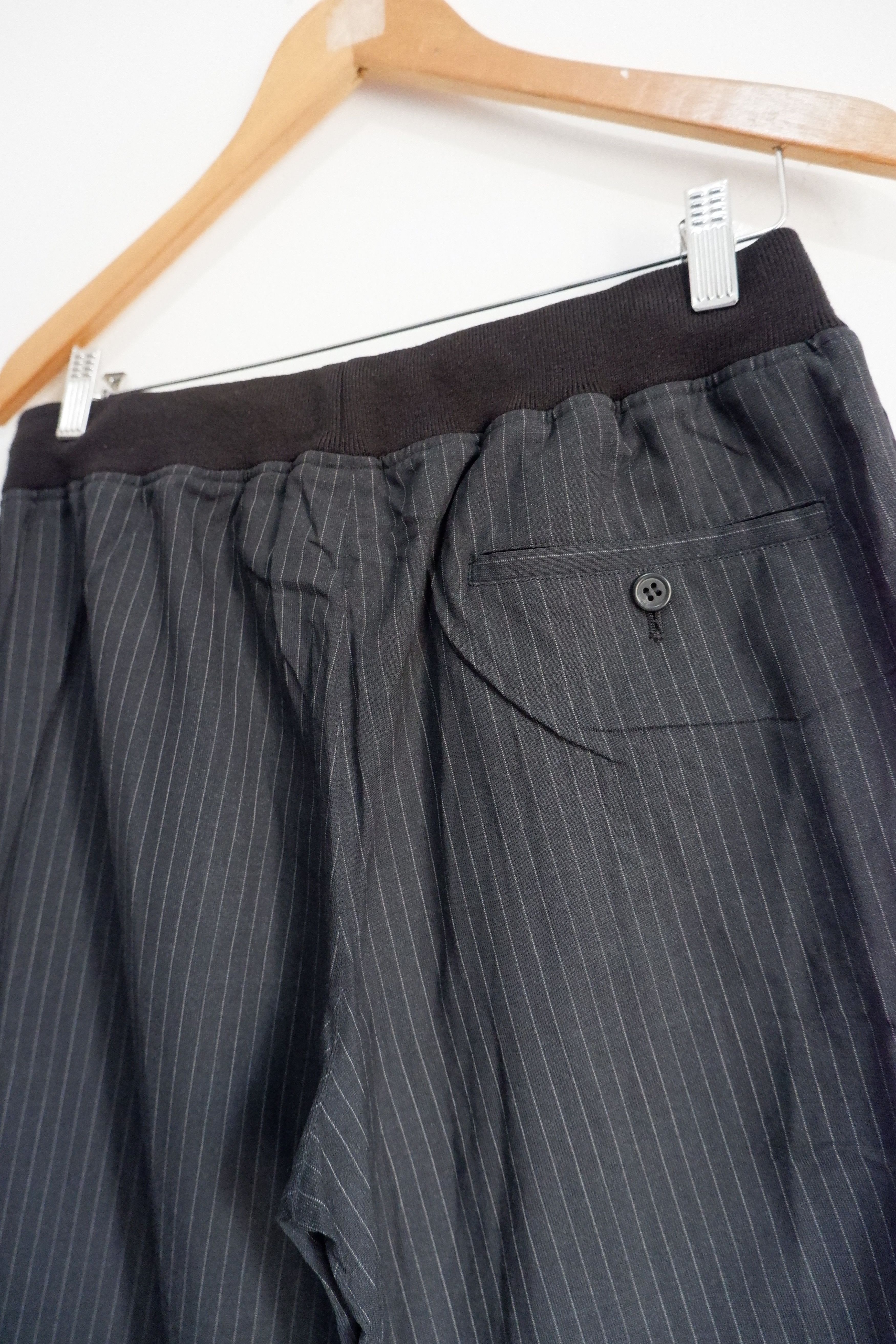 Yohji Yamamoto Vintage AAR Yohji Yamamoto Laine Wool Ribbed Waist Pants Size US 32 / EU 48 - 7 Thumbnail