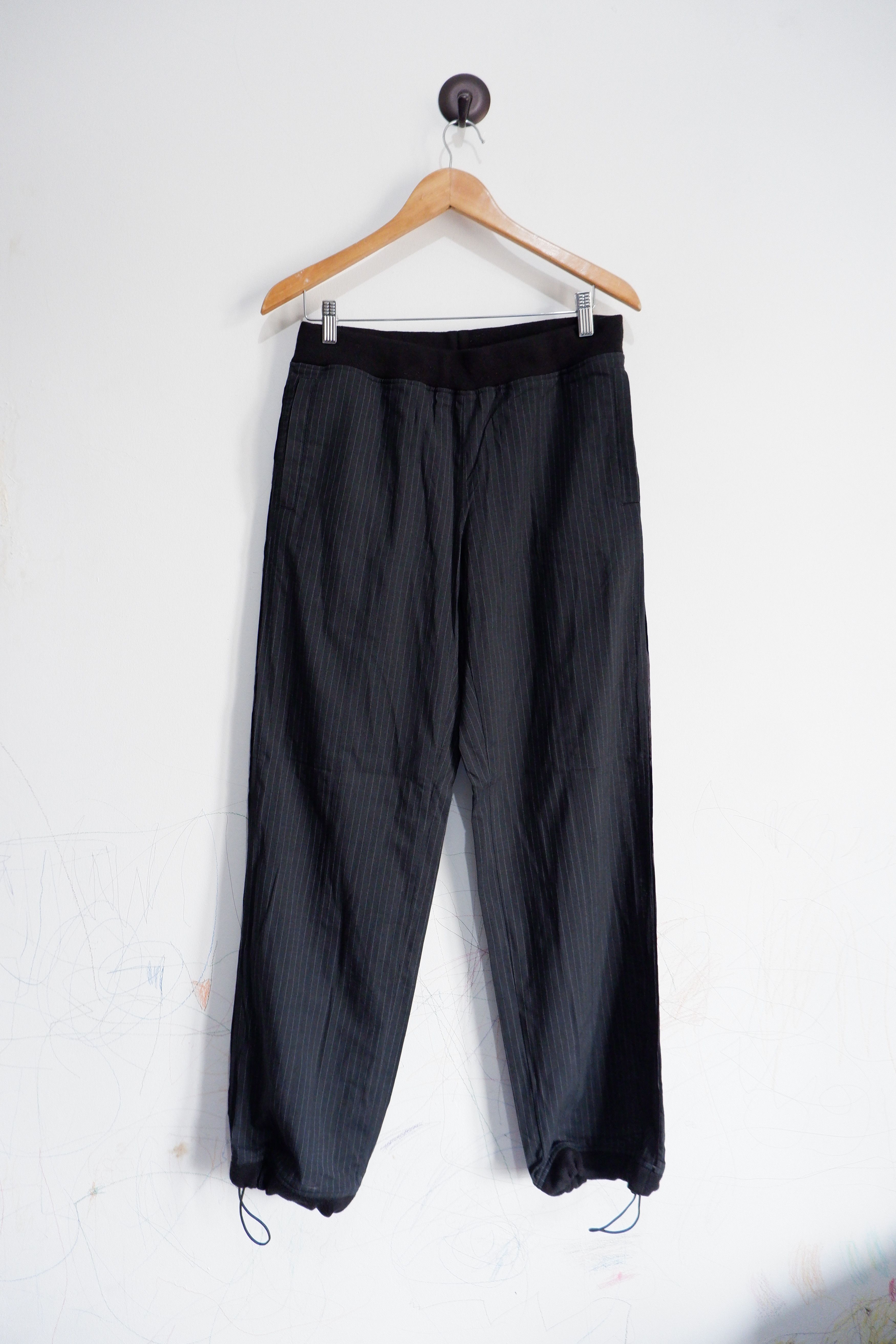 Yohji Yamamoto Vintage AAR Yohji Yamamoto Laine Wool Ribbed Waist Pants Size US 32 / EU 48 - 2 Thumbnail