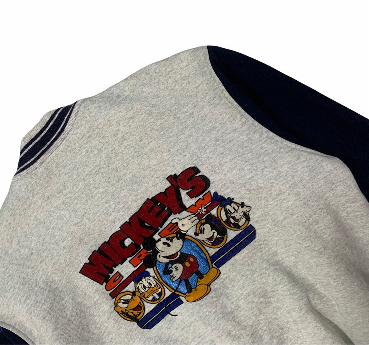 Disney 🖤 Vintage Disney Mickey's Mouse Varsity Jacket Size US M / EU 48-50 / 2 - 3 Thumbnail