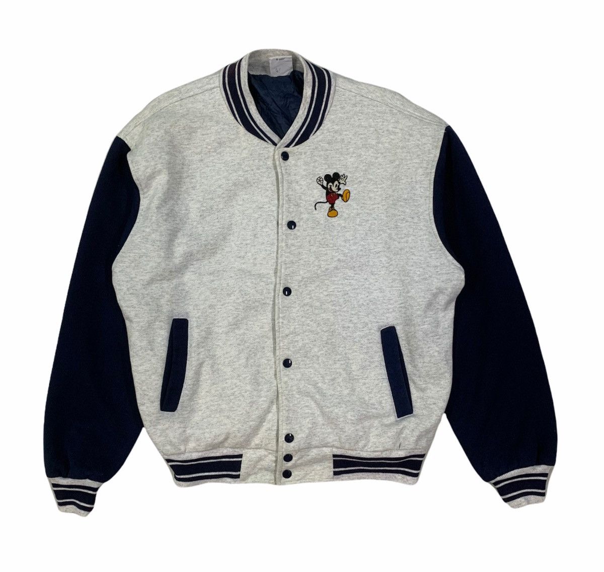 Disney 🖤 Vintage Disney Mickey's Mouse Varsity Jacket Size US M / EU 48-50 / 2 - 2 Thumbnail