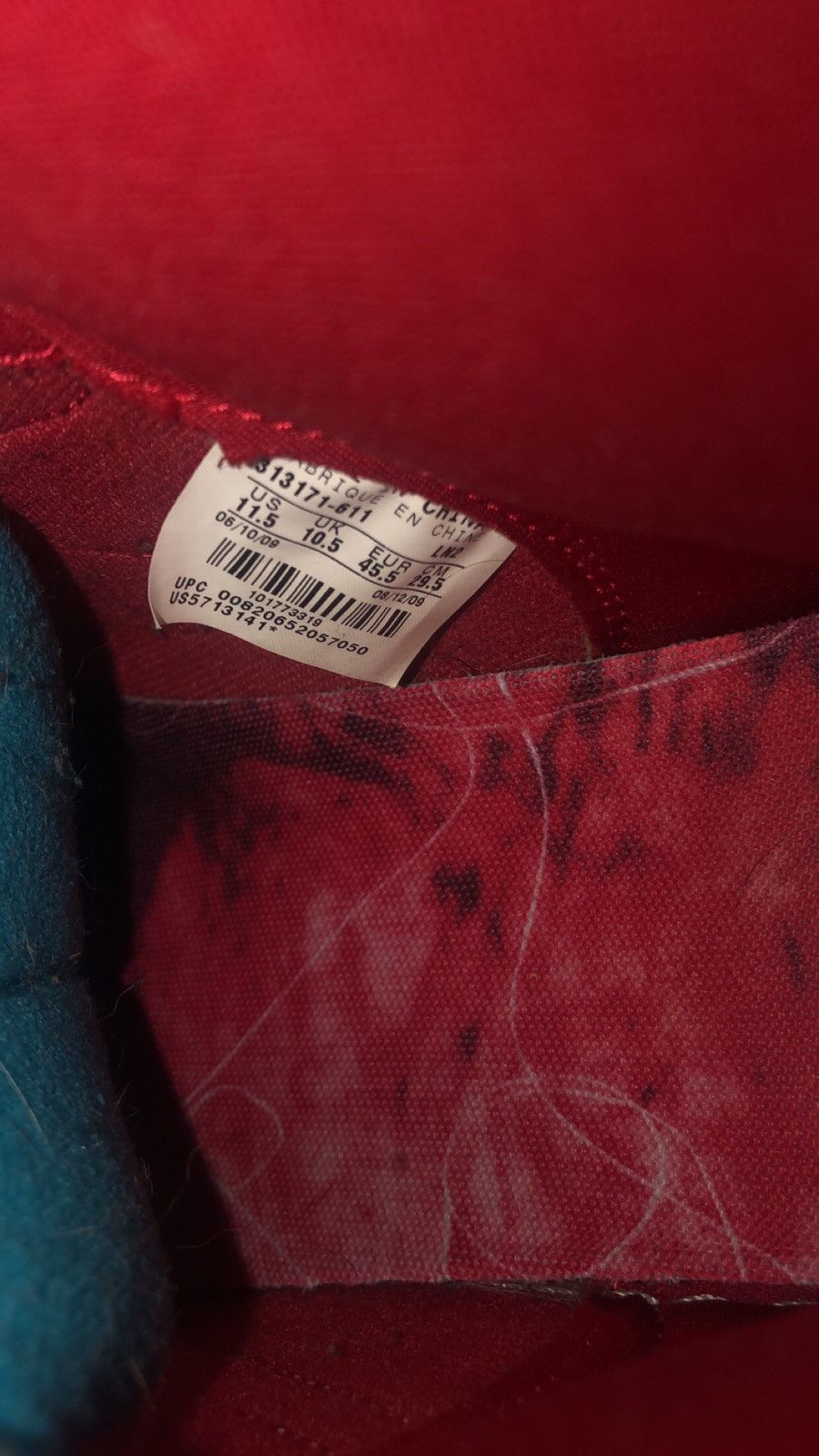 Nike 2009 Nike SB "Bloody Gums" Dunk High Shoes Size US 11.5 / EU 44-45 - 6 Thumbnail