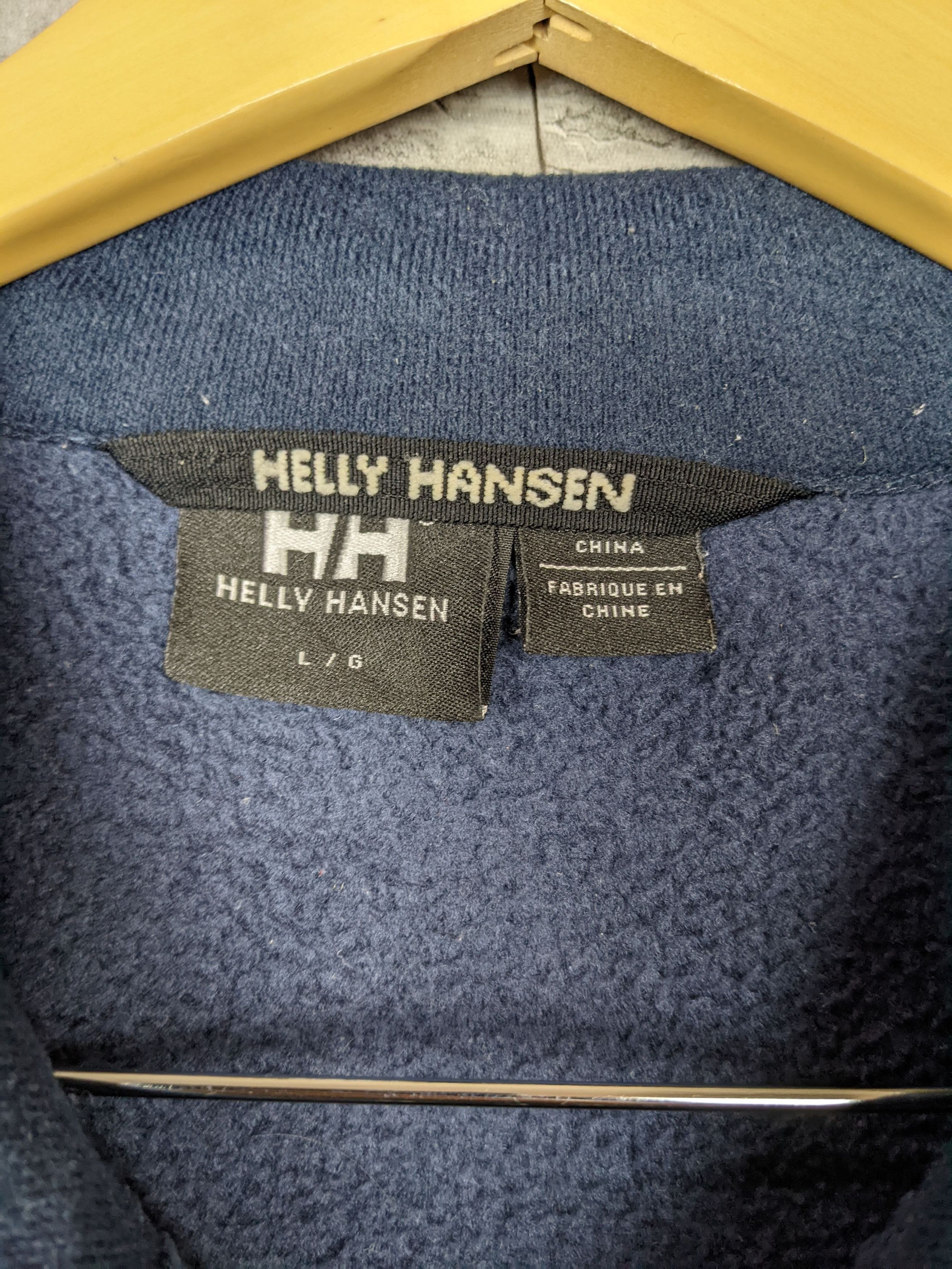 Helly Hansen Vintage Helly Hansen Plain Fleece Light Jacket Sweater Size US L / EU 52-54 / 3 - 8 Thumbnail