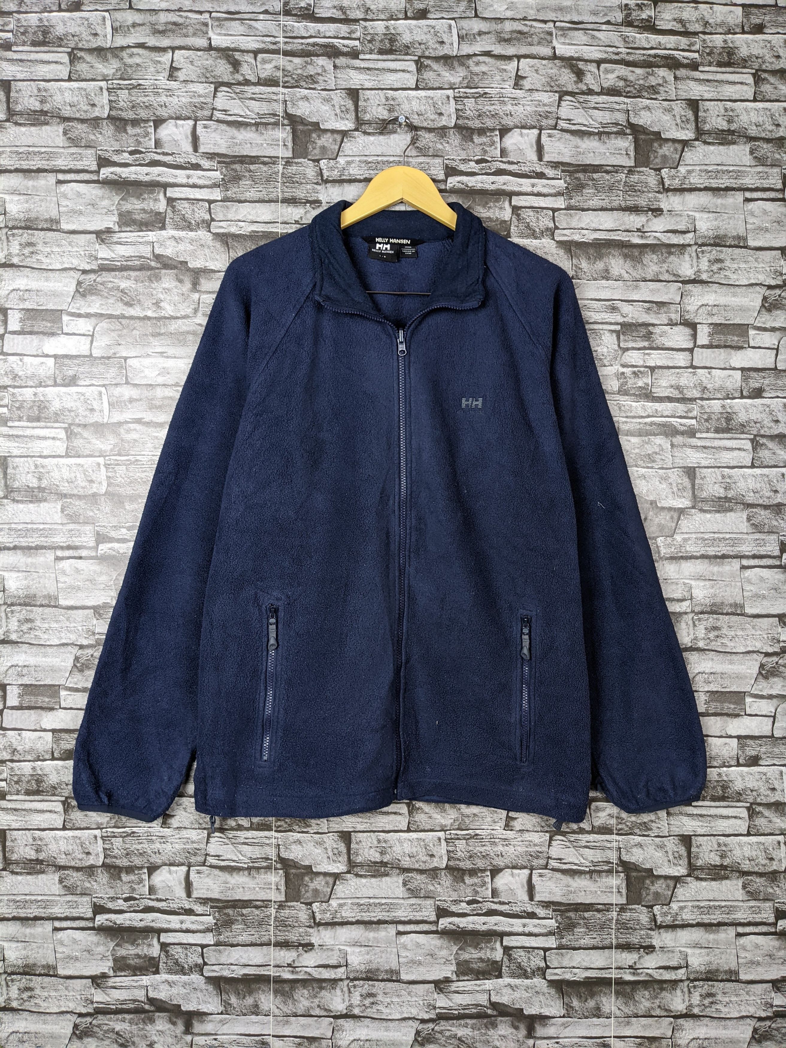Helly Hansen Vintage Helly Hansen Plain Fleece Light Jacket Sweater Size US L / EU 52-54 / 3 - 2 Thumbnail