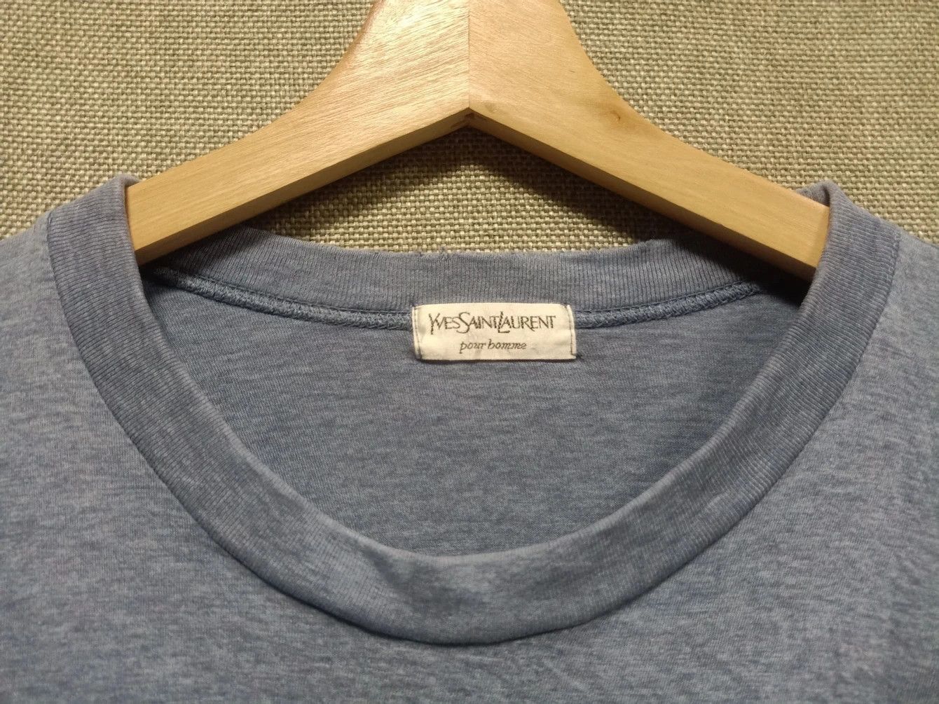 Yves Saint Laurent vintage t shirt long sleeve ysl small logo embroidery Size US M / EU 48-50 / 2 - 2 Thumbnail