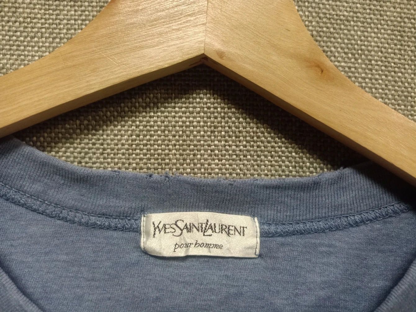 Yves Saint Laurent vintage t shirt long sleeve ysl small logo embroidery Size US M / EU 48-50 / 2 - 6 Thumbnail