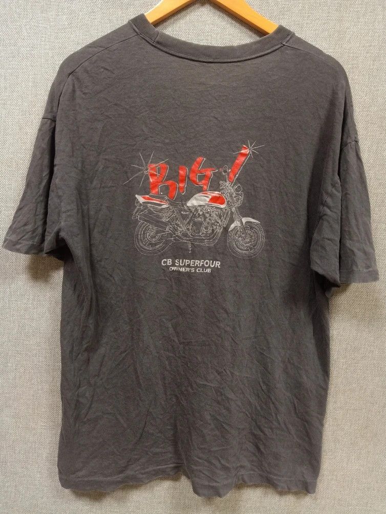 Honda vintage 90s t shirt cb superfour owner club Size US L / EU 52-54 / 3 - 1 Thumbnail