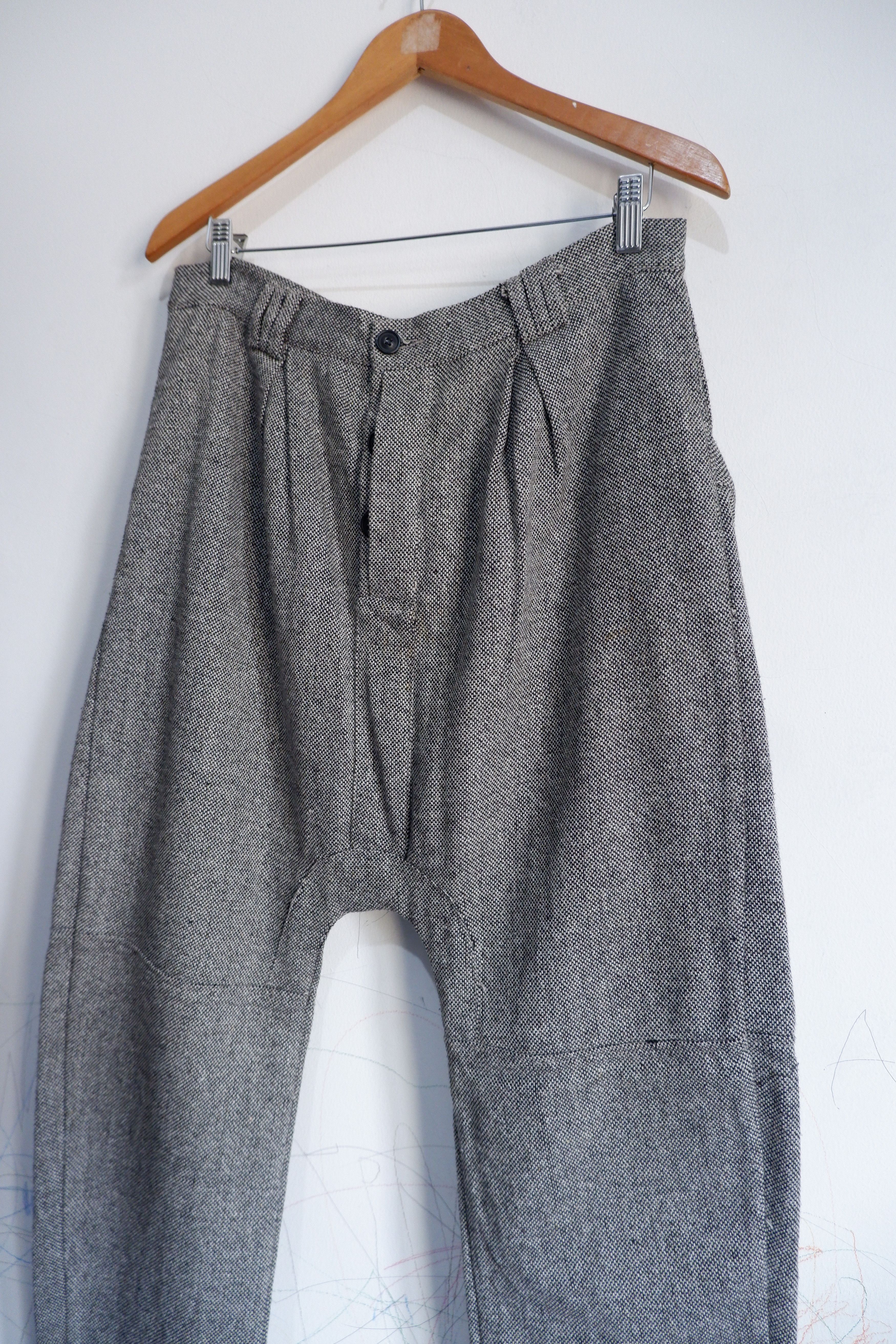 Japanese Brand Vintage GGD Drop Crotch Double Waist Knit Pants Size US 32 / EU 48 - 4 Thumbnail