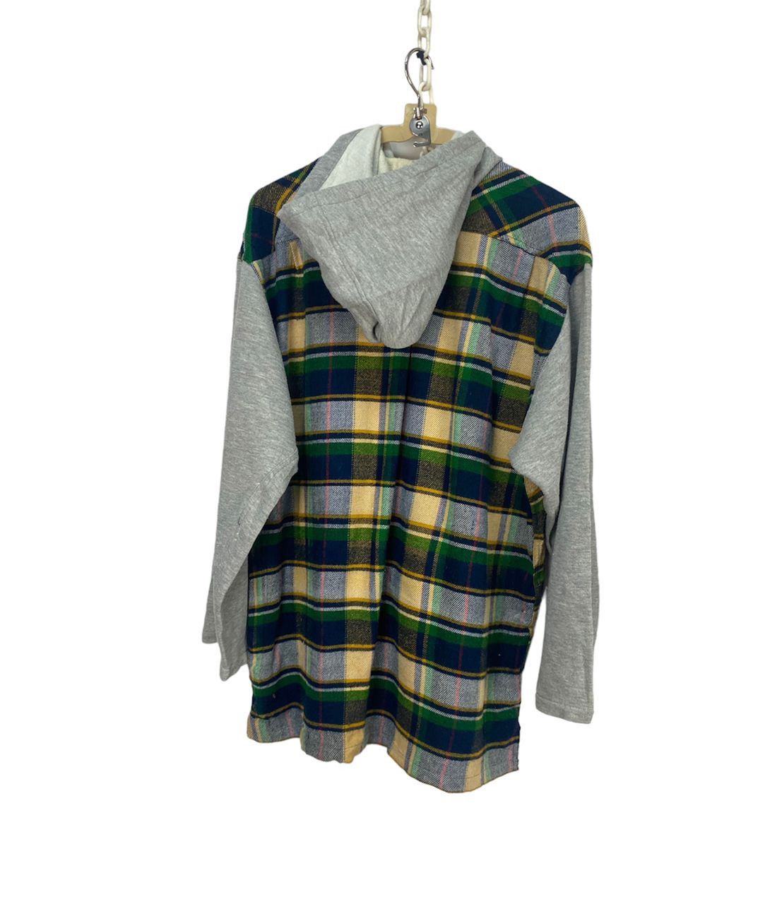 Flannel × Japanese Brand Flannel hoodie button up by nosvos Size US M / EU 48-50 / 2 - 2 Thumbnail