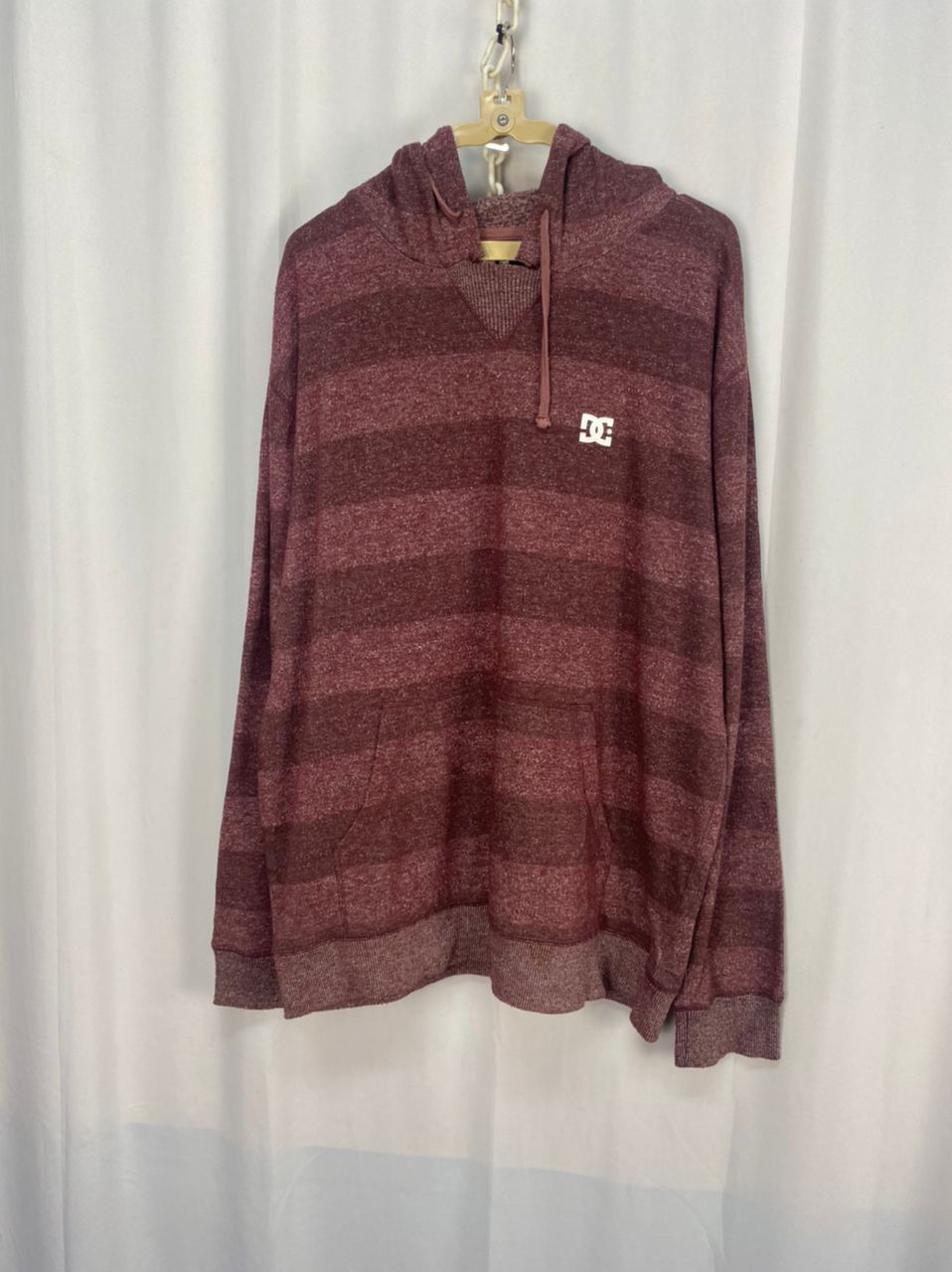 DC DC small logo stripe hoodie pullover Size US L / EU 52-54 / 3 - 8 Thumbnail