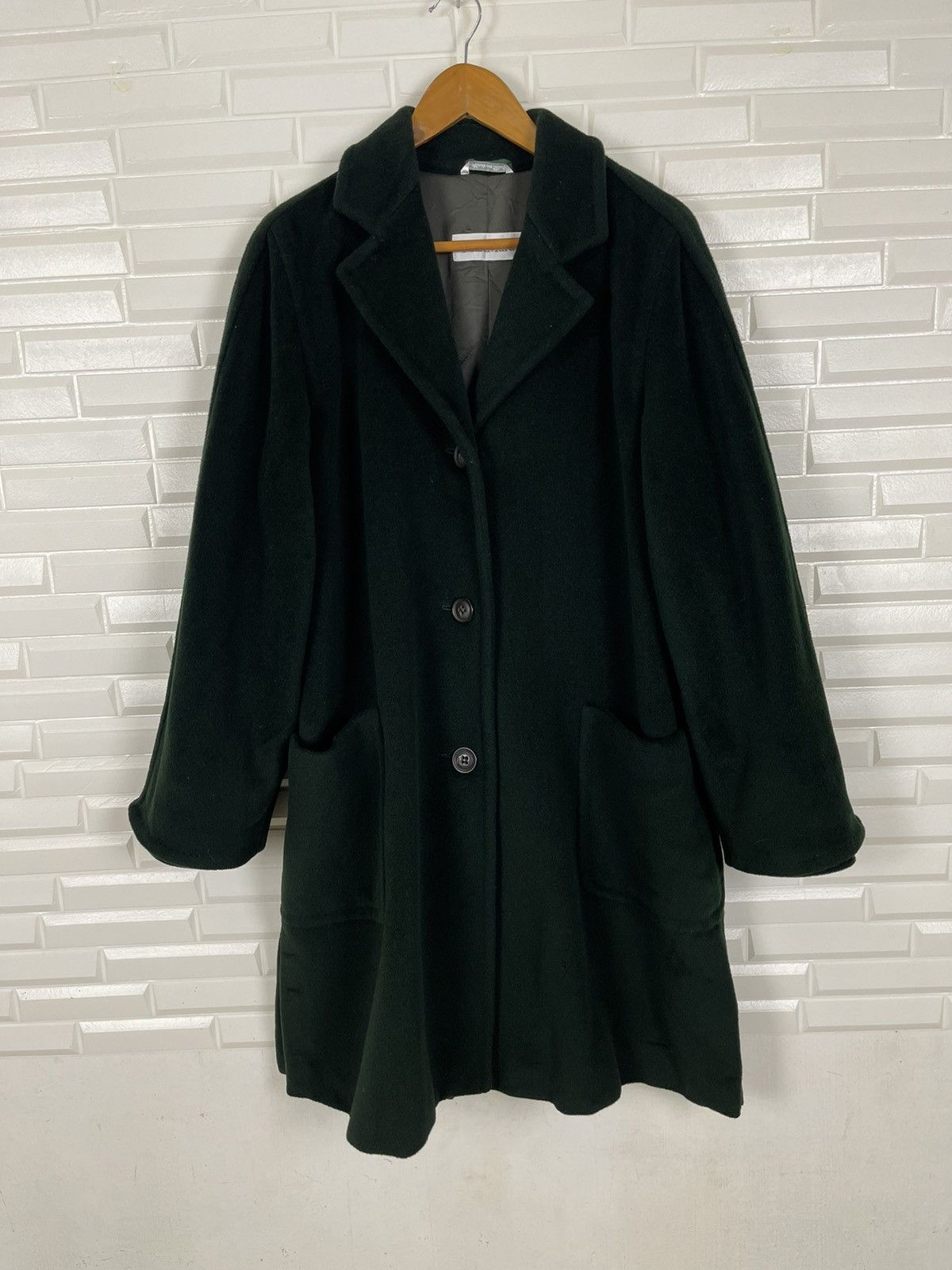 Max Mara CASHMERE🔥Luxury MAX MARA ITALY Velvet Wool Long Jacket Size US L / EU 52-54 / 3 - 2 Thumbnail