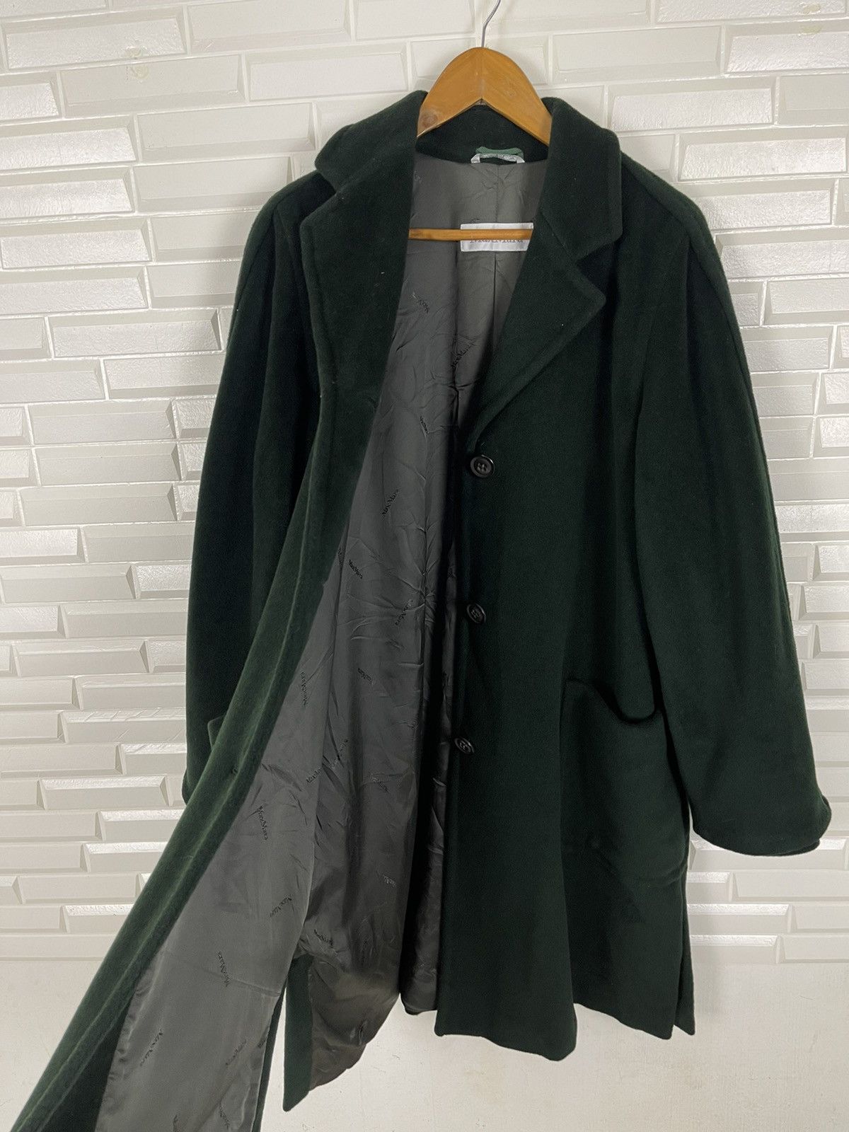 Max Mara CASHMERE🔥Luxury MAX MARA ITALY Velvet Wool Long Jacket Size US L / EU 52-54 / 3 - 4 Thumbnail