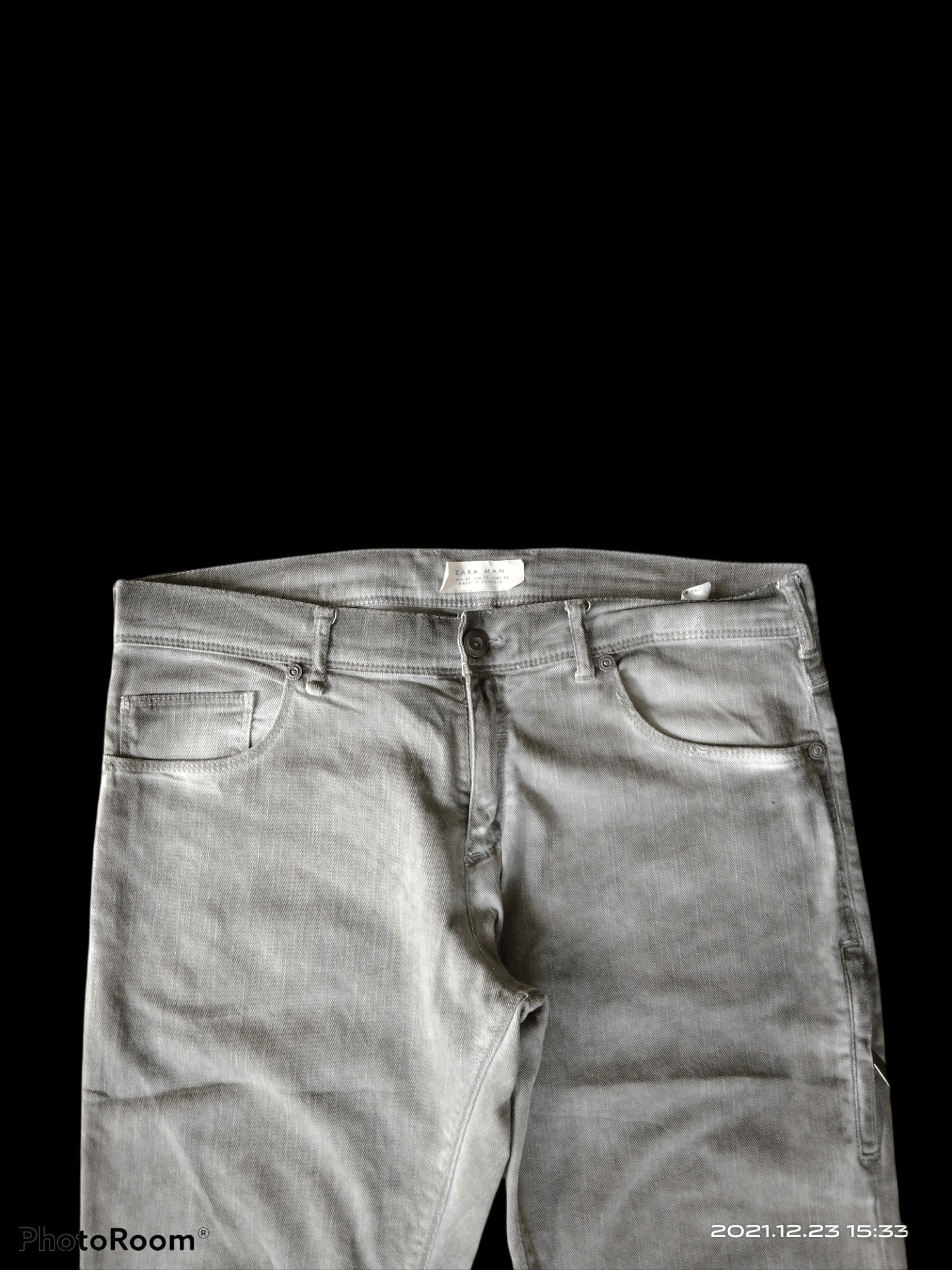 Japanese Brand DISTRESSED JAPANESE BRAND WAXED ZARA PANTS Size US 33 - 3 Thumbnail