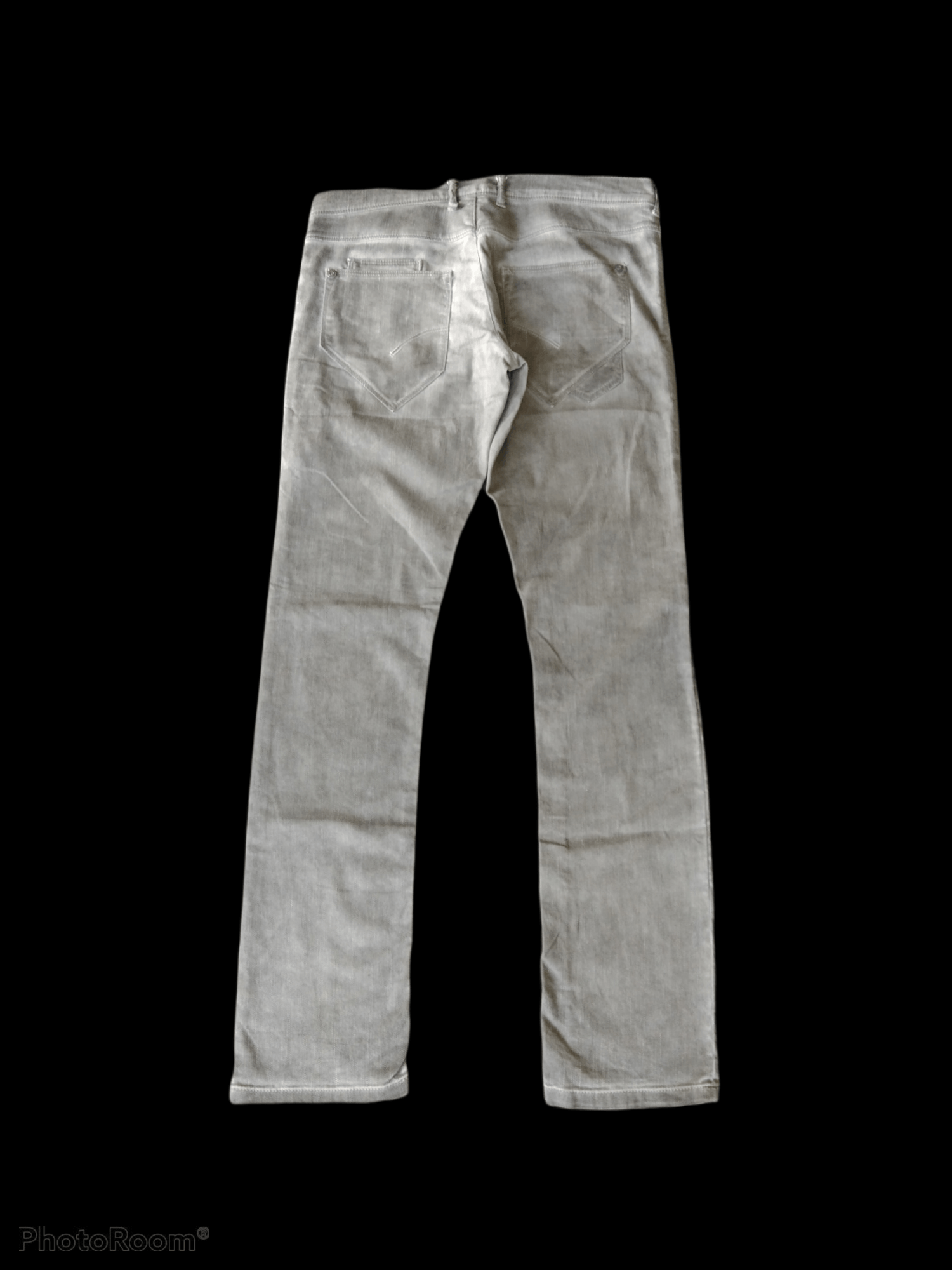 Japanese Brand DISTRESSED JAPANESE BRAND WAXED ZARA PANTS Size US 33 - 2 Thumbnail