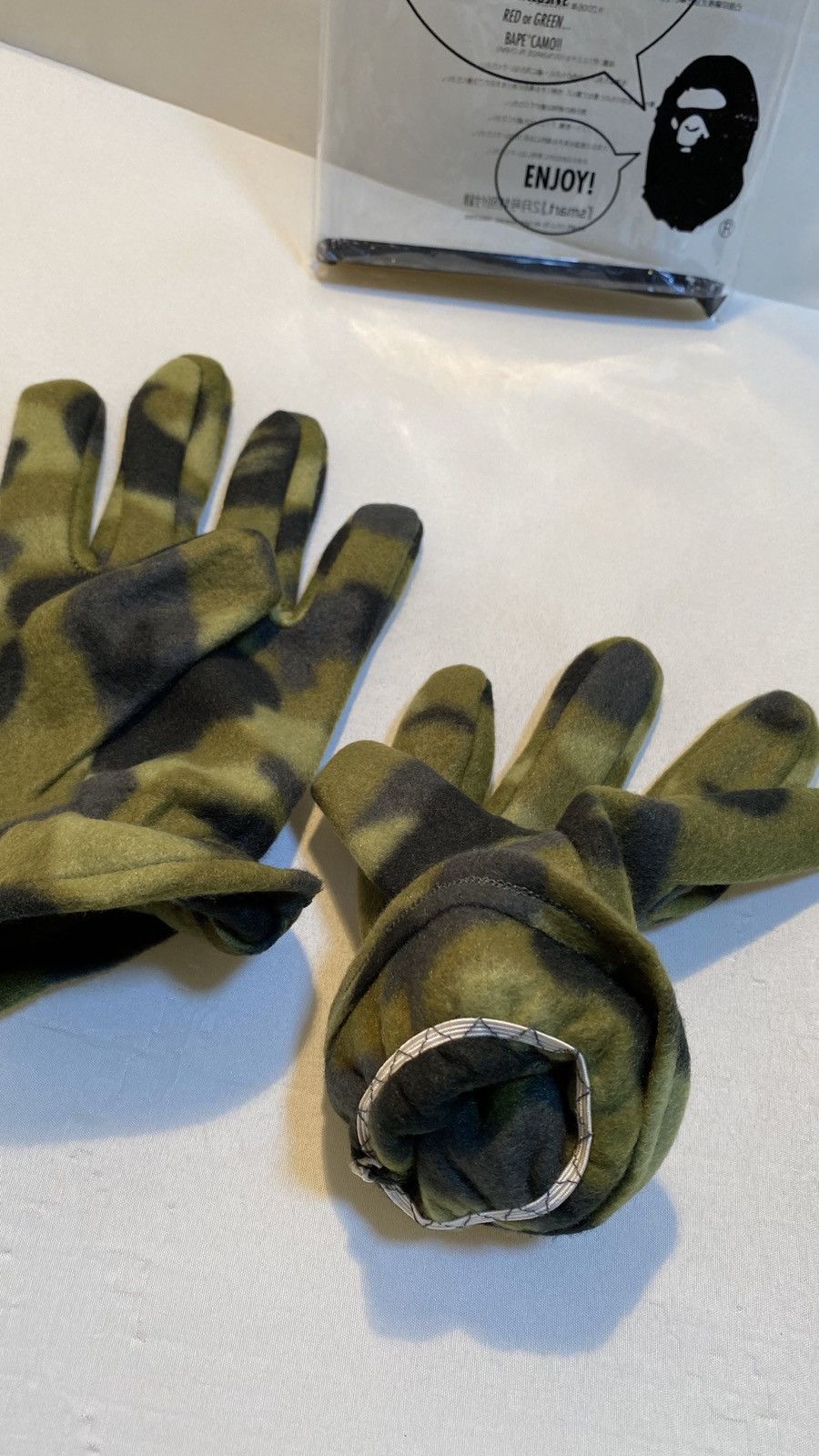 Japanese Brand Camo gloves Size ONE SIZE - 5 Thumbnail