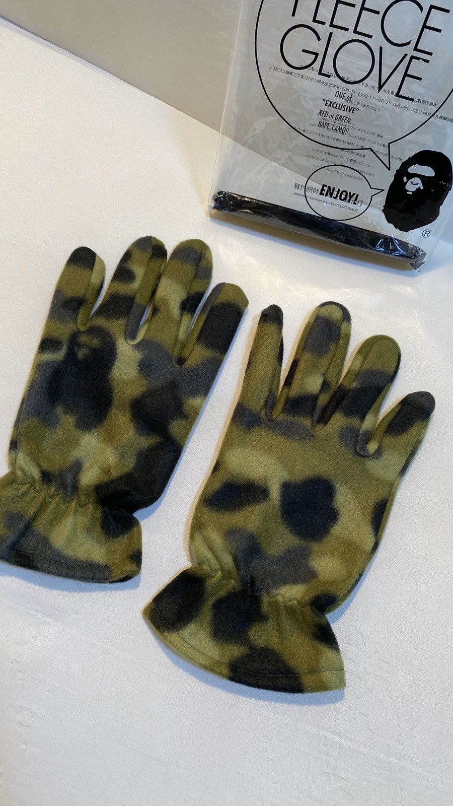 Japanese Brand Camo gloves Size ONE SIZE - 2 Thumbnail
