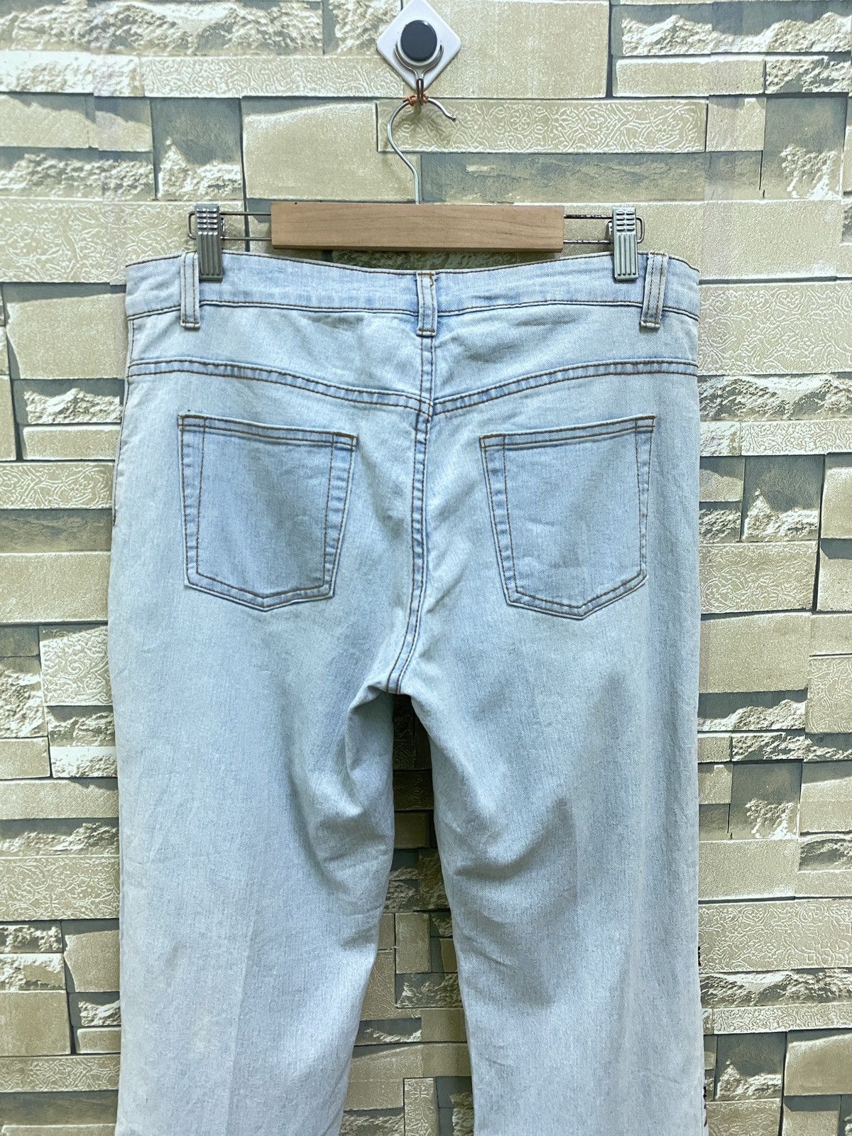 Other CACHE Dragon Custom Bead Scretch Bootcut Flared Denim Pant Size US 30 / EU 46 - 12 Thumbnail