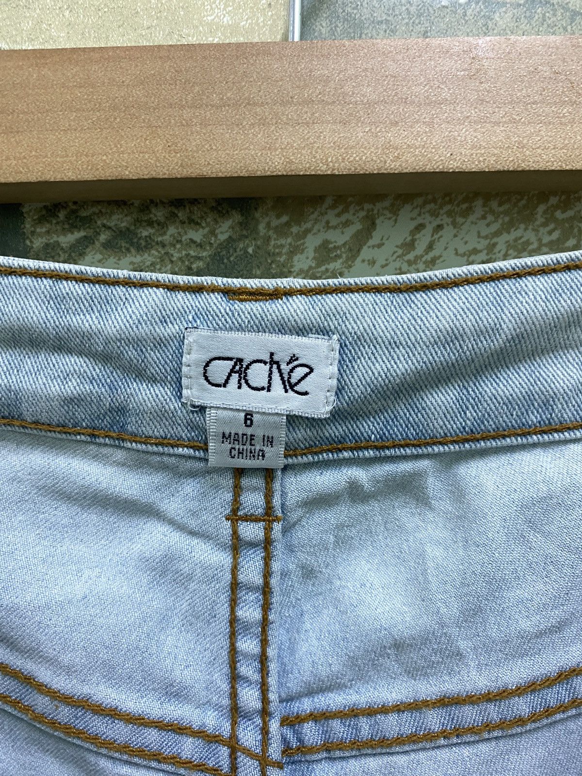 Other CACHE Dragon Custom Bead Scretch Bootcut Flared Denim Pant Size US 30 / EU 46 - 16 Thumbnail