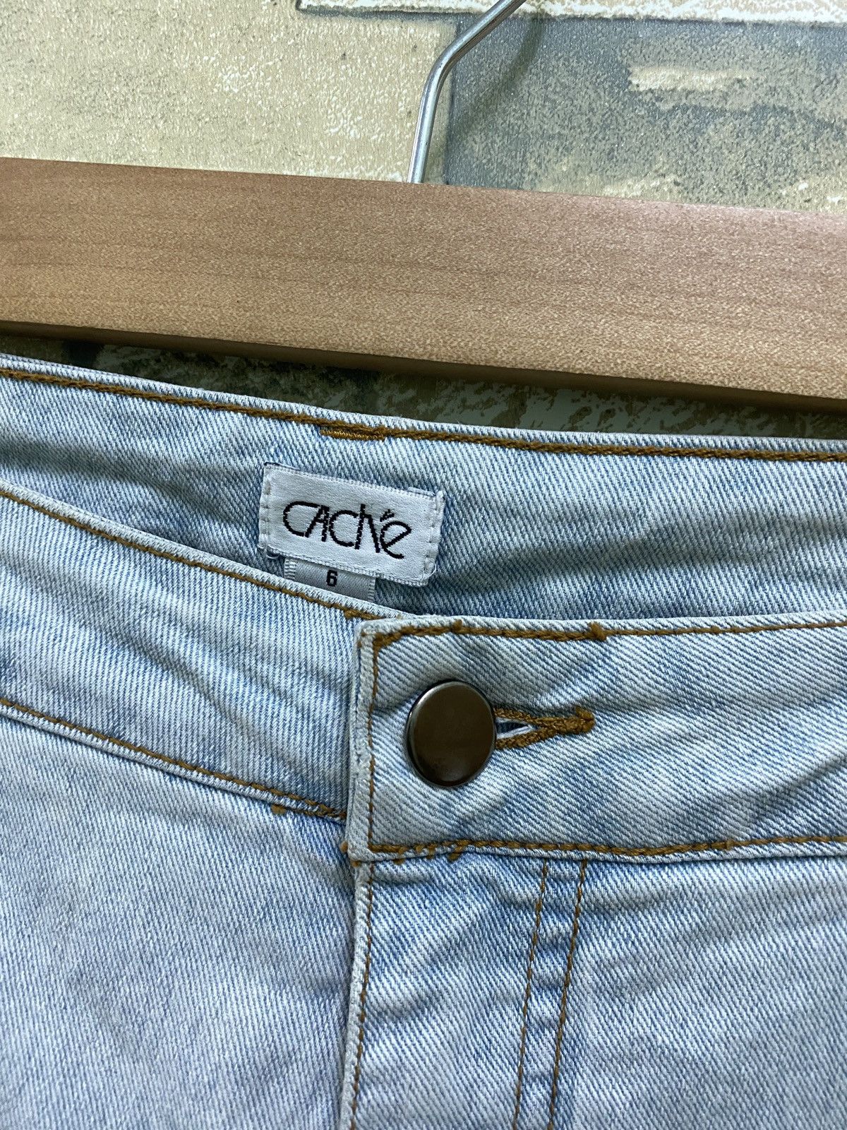 Other CACHE Dragon Custom Bead Scretch Bootcut Flared Denim Pant Size US 30 / EU 46 - 11 Thumbnail