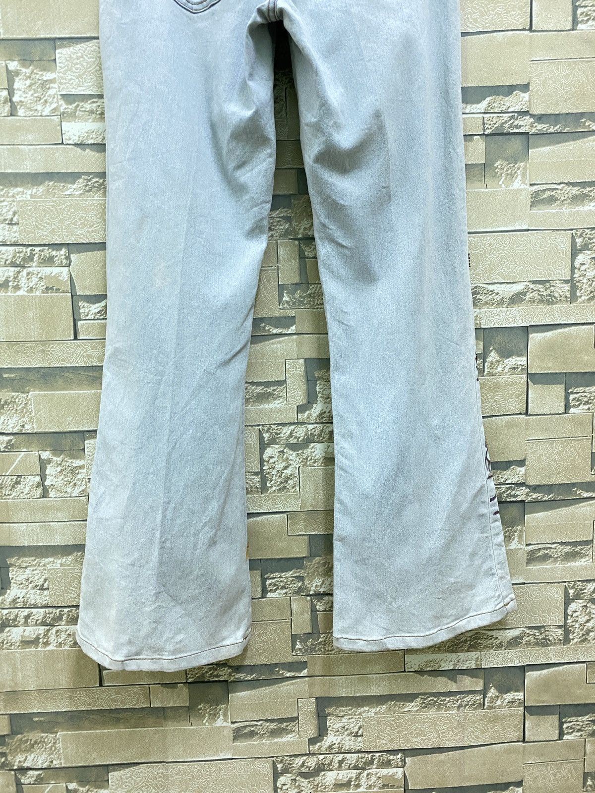 Other CACHE Dragon Custom Bead Scretch Bootcut Flared Denim Pant Size US 30 / EU 46 - 15 Thumbnail