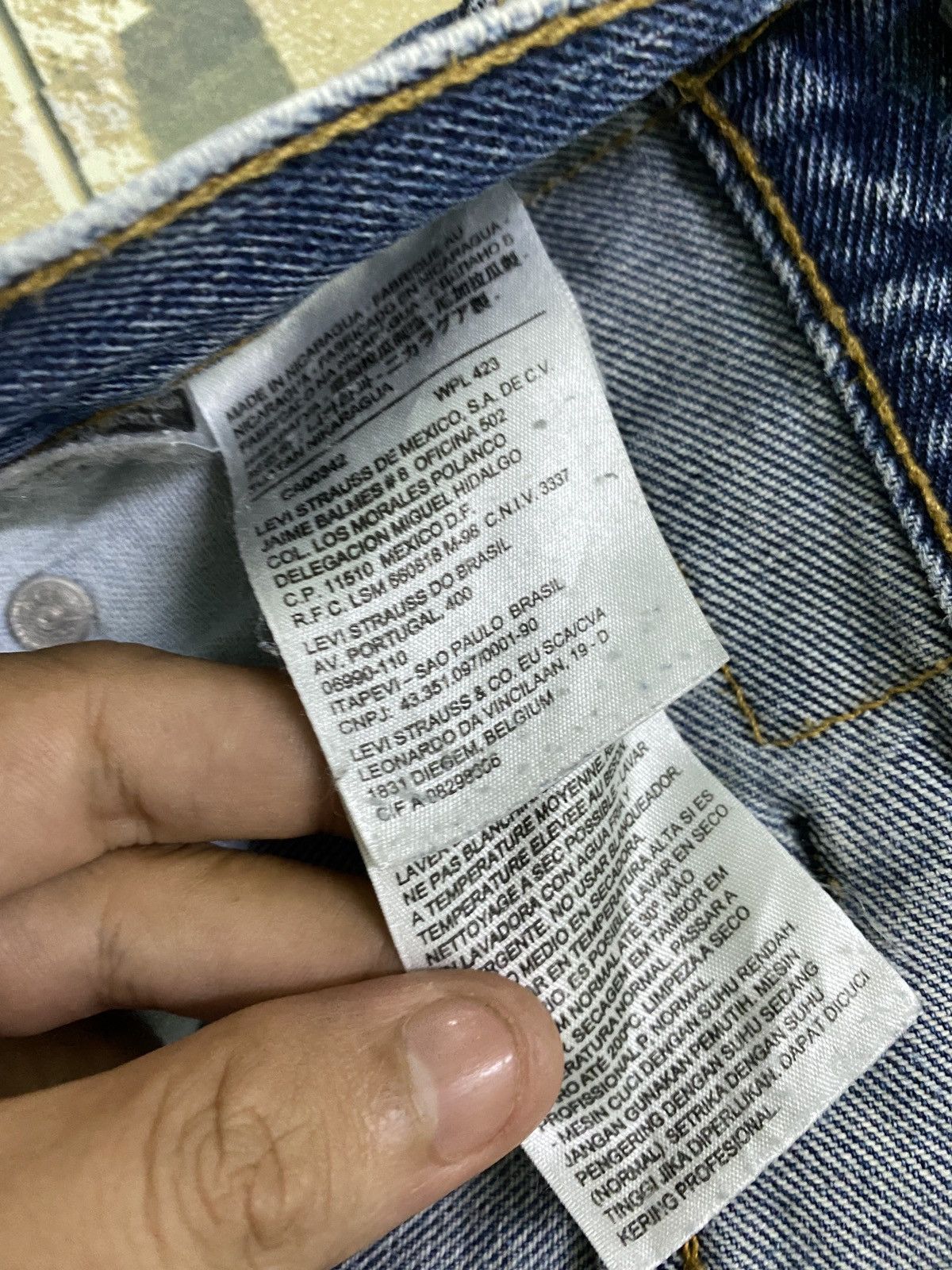 Levi's × Vintage Vintage Levi's 517 Flared Distressed Denim Jeans Size US 28 / EU 44 - 20 Thumbnail