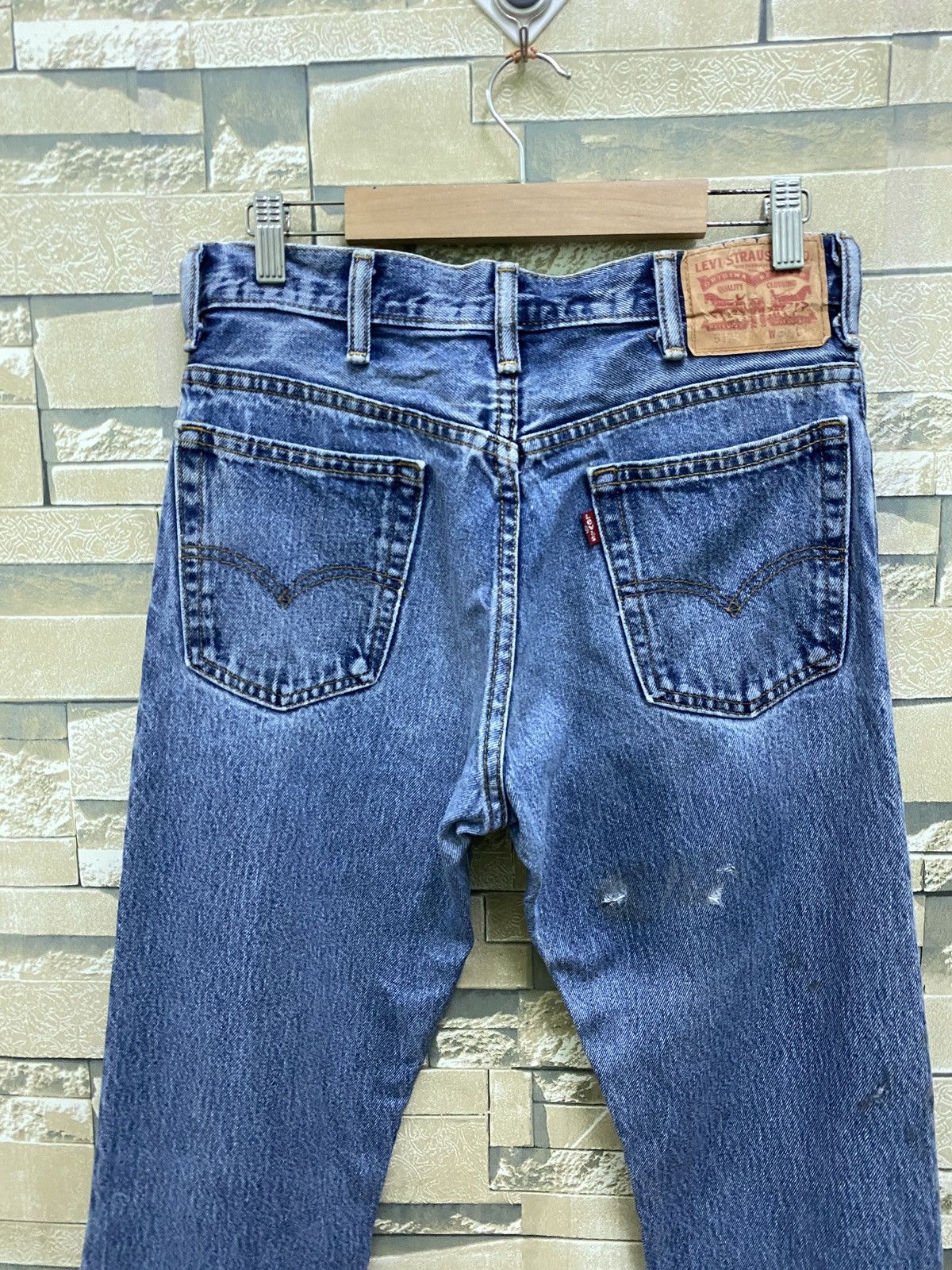 Levi's × Vintage Vintage Levi's 517 Flared Distressed Denim Jeans Size US 28 / EU 44 - 11 Thumbnail