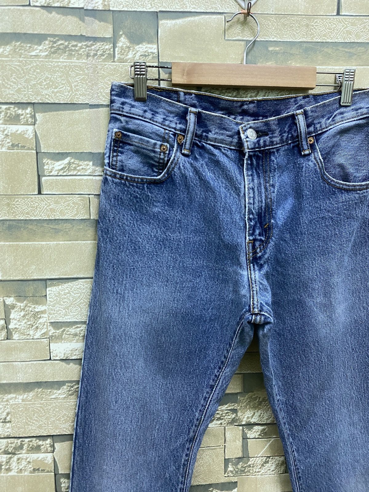 Levi's × Vintage Vintage Levi's 517 Flared Distressed Denim Jeans Size US 28 / EU 44 - 4 Thumbnail