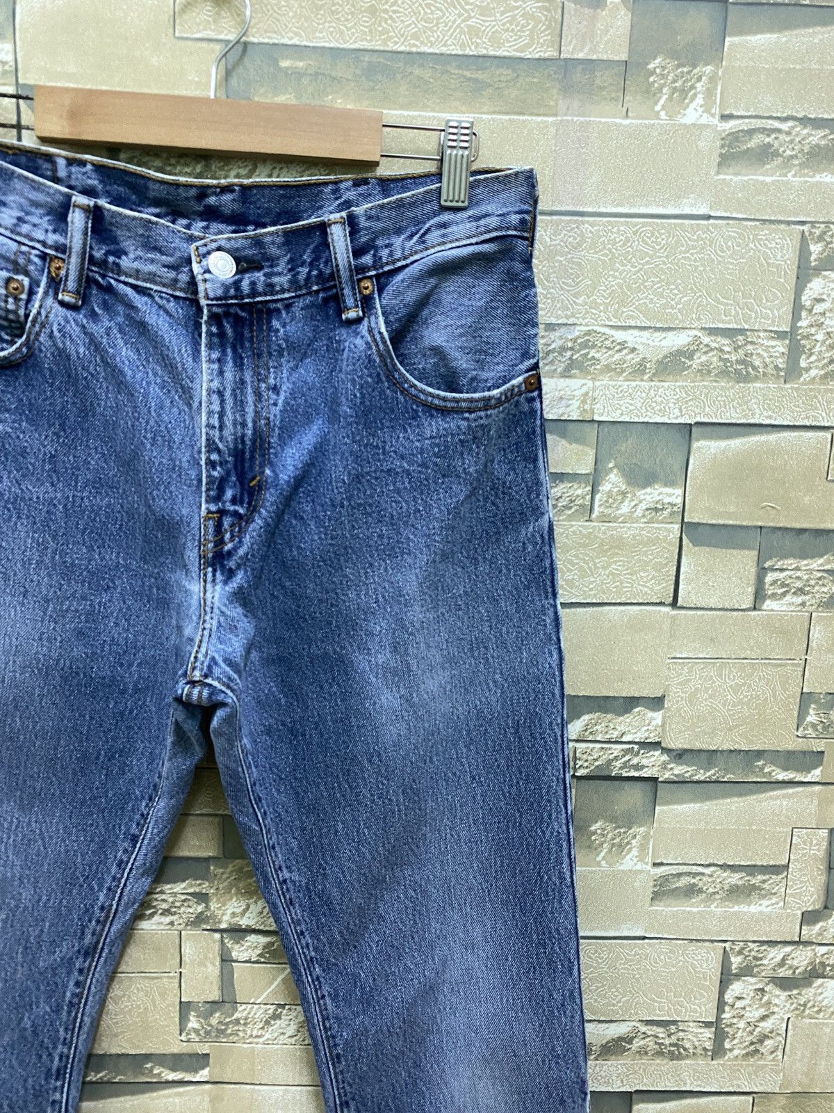Levi's × Vintage Vintage Levi's 517 Flared Distressed Denim Jeans Size US 28 / EU 44 - 5 Thumbnail
