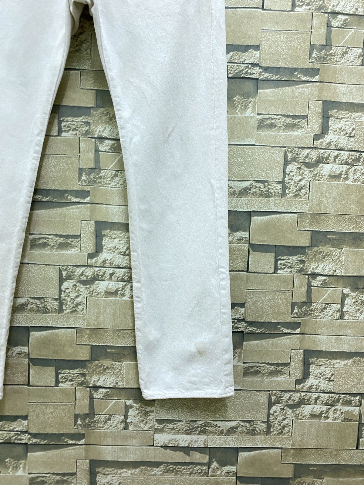 Levi's Vintage 2000s Levi's 501 White Denim Jeans Size US 30 / EU 46 - 6 Thumbnail