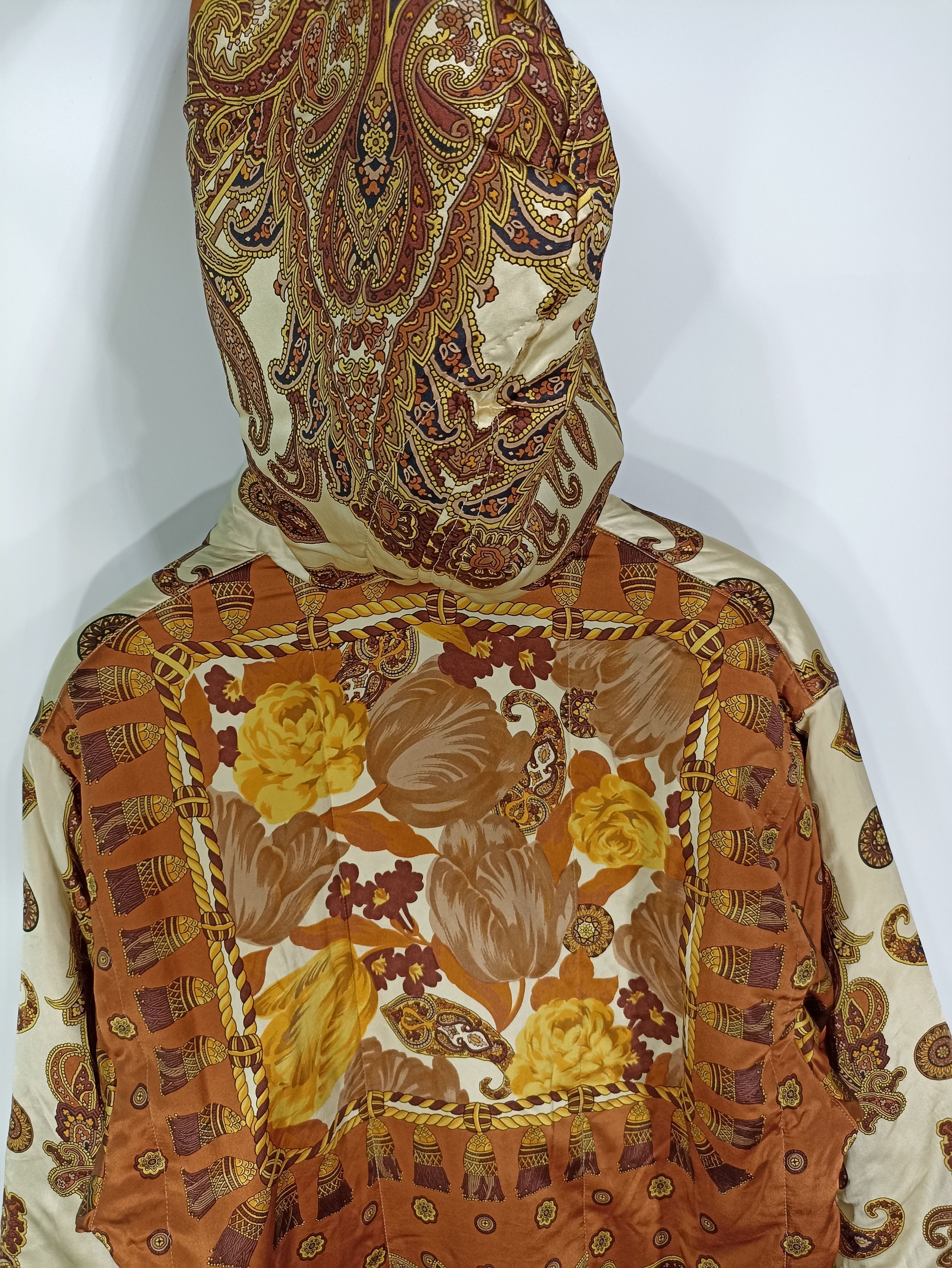 Designer Italian Designer Mori Costello Reversible Silk Jacket Coat Size US M / EU 48-50 / 2 - 5 Thumbnail