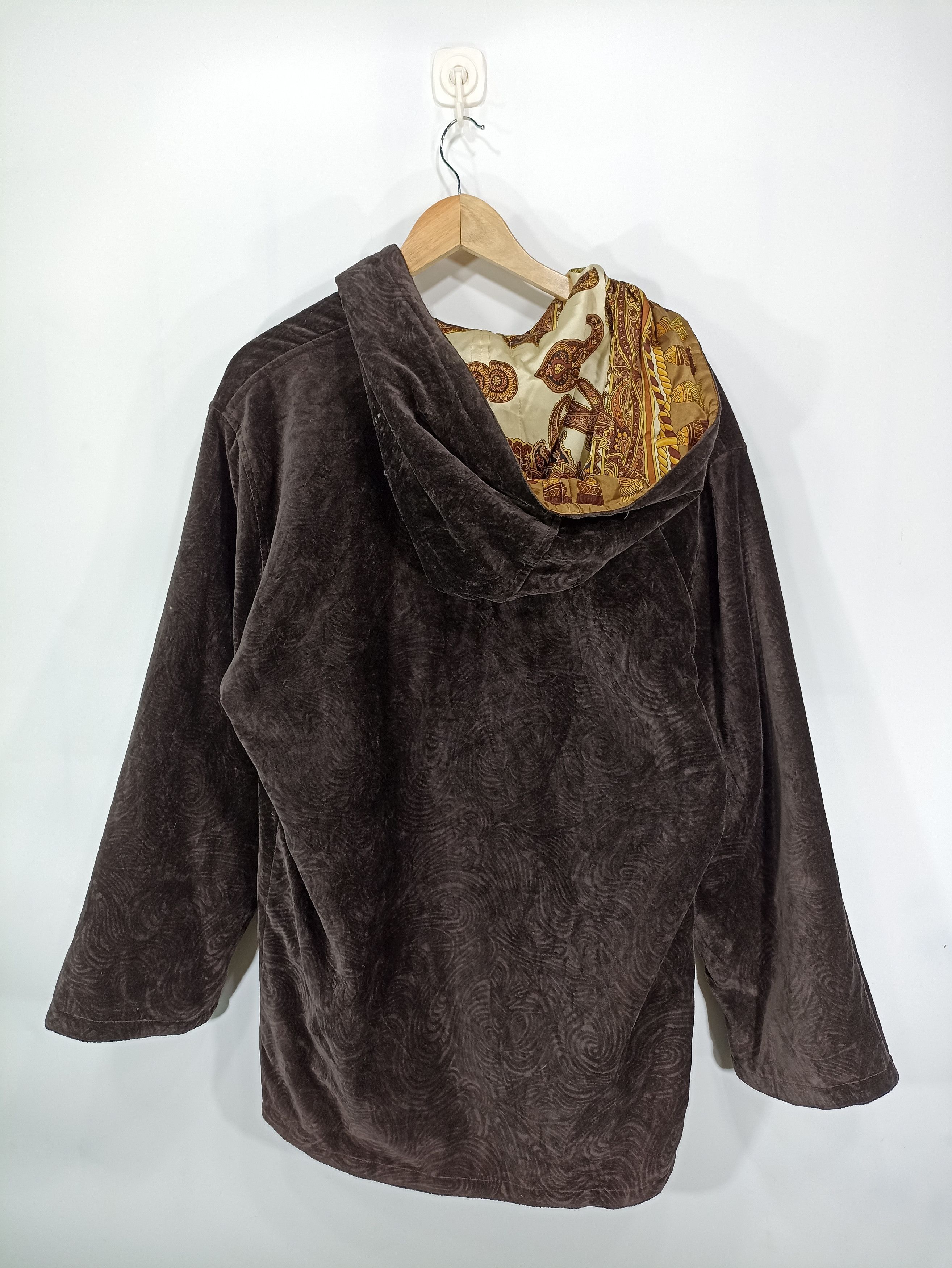 Designer Italian Designer Mori Costello Reversible Silk Jacket Coat Size US M / EU 48-50 / 2 - 8 Thumbnail