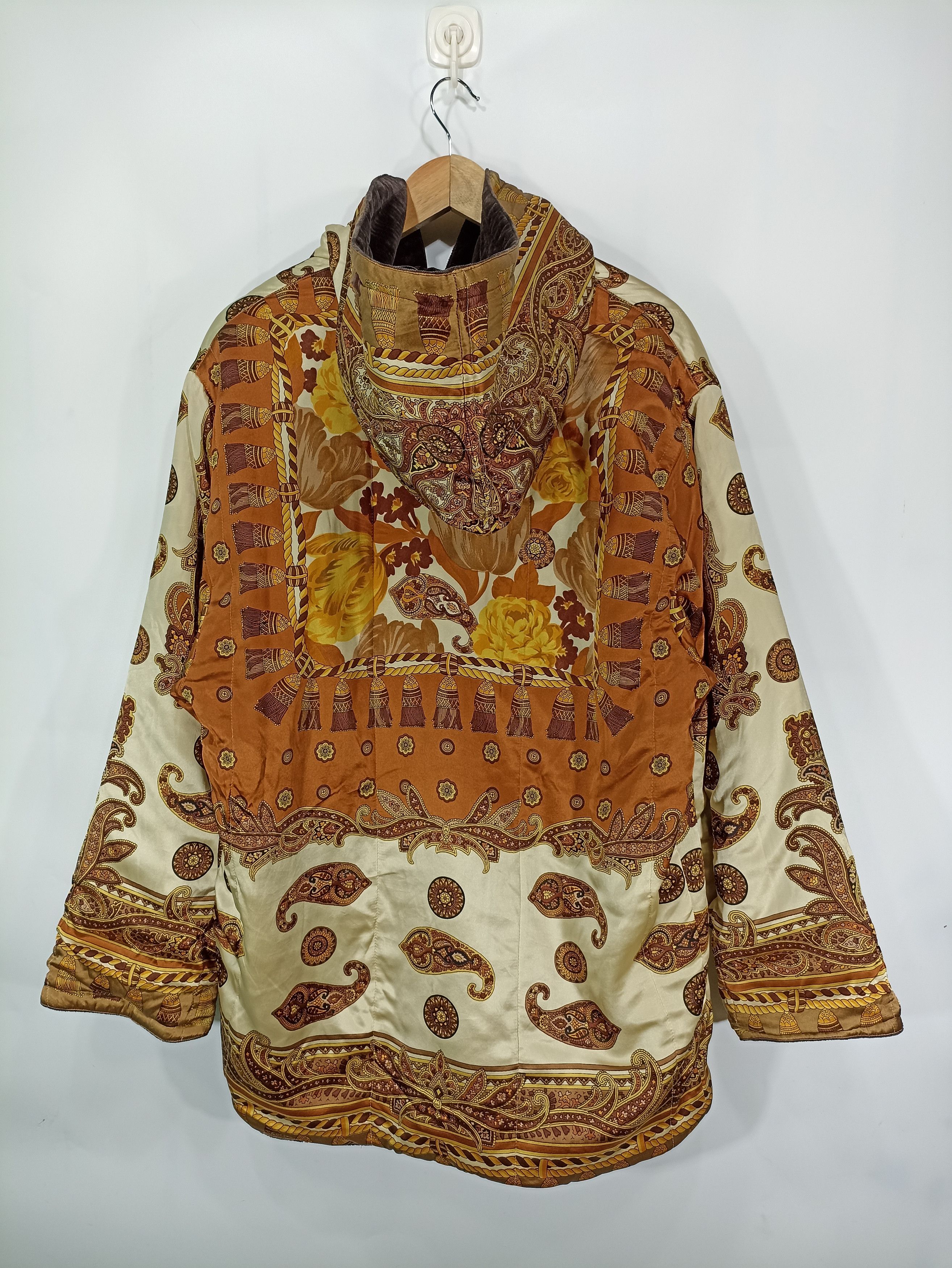 Designer Italian Designer Mori Costello Reversible Silk Jacket Coat Size US M / EU 48-50 / 2 - 4 Thumbnail