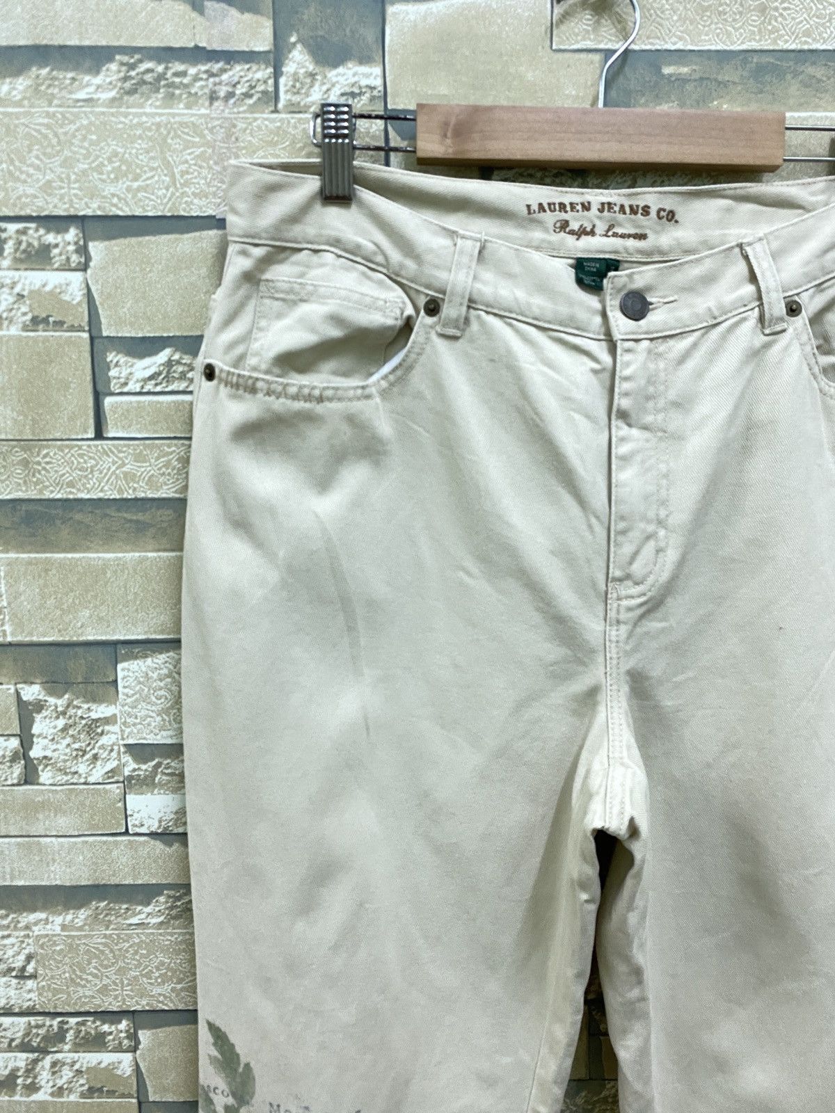 Designer × Ralph Lauren RALPH LAUREN Printed Bootcut Flared Pants Size US 32 / EU 48 - 4 Thumbnail