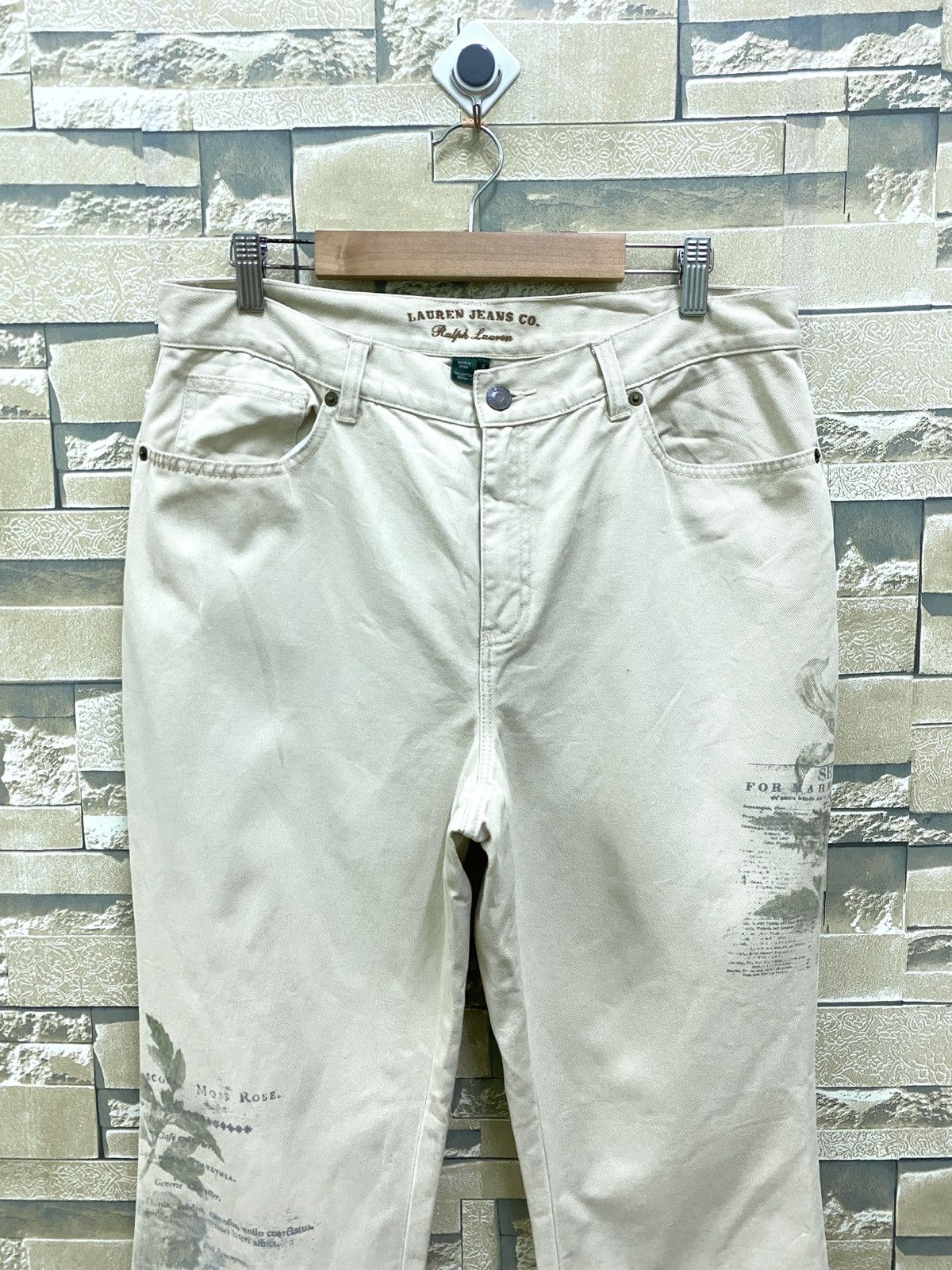 Designer × Ralph Lauren RALPH LAUREN Printed Bootcut Flared Pants Size US 32 / EU 48 - 3 Thumbnail