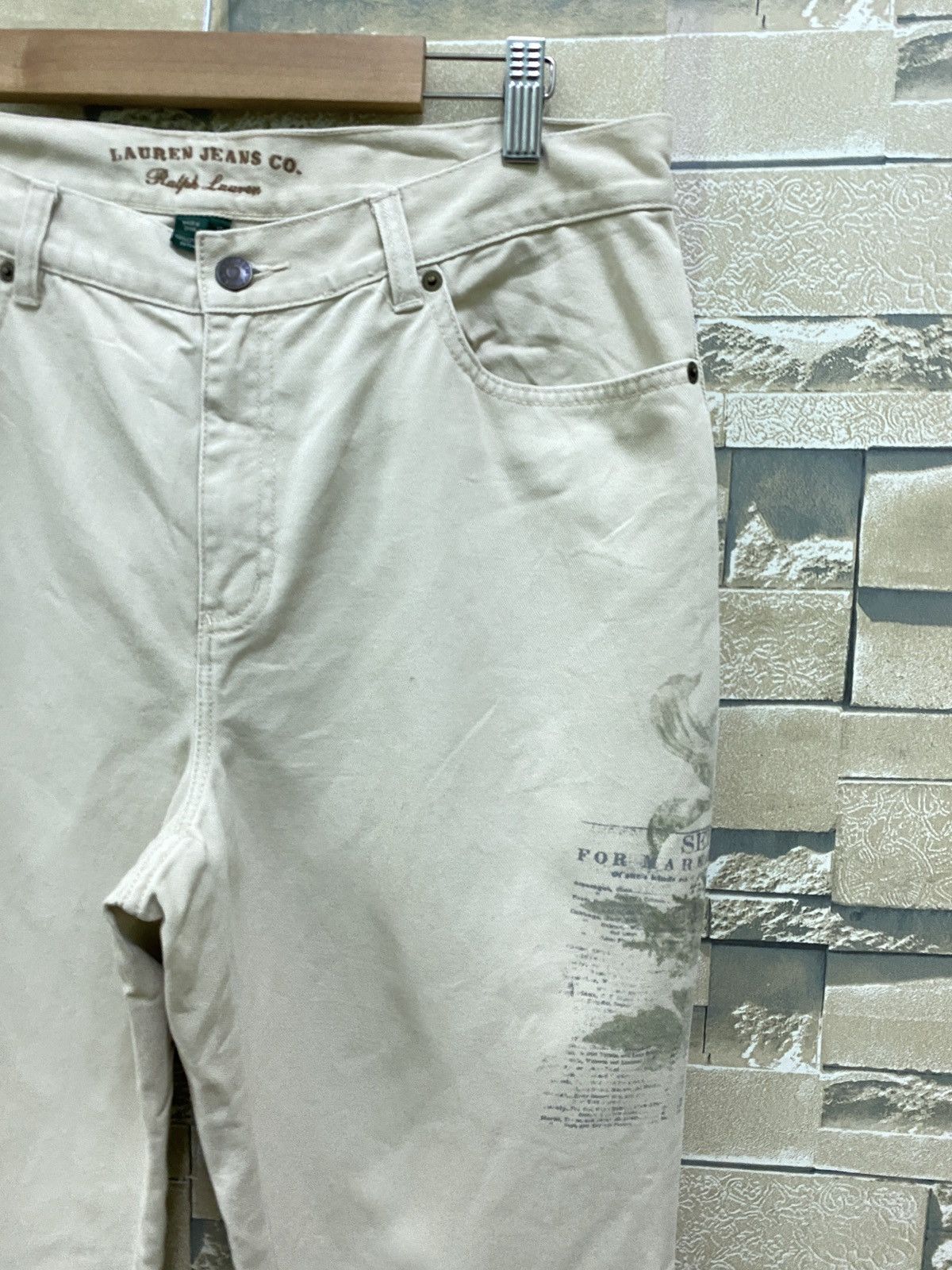 Designer × Ralph Lauren RALPH LAUREN Printed Bootcut Flared Pants Size US 32 / EU 48 - 5 Thumbnail