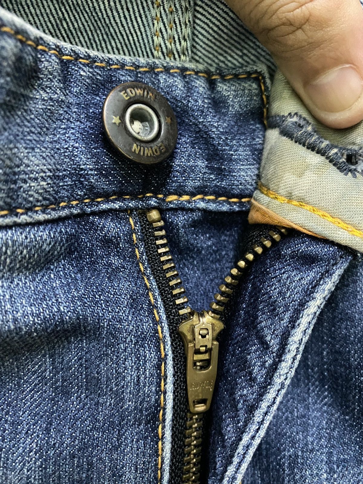 Edwin × Japanese Brand × Vintage Vintage EDWIN 504 Twisted Leg Zipper Denim Size US 31 - 17 Thumbnail