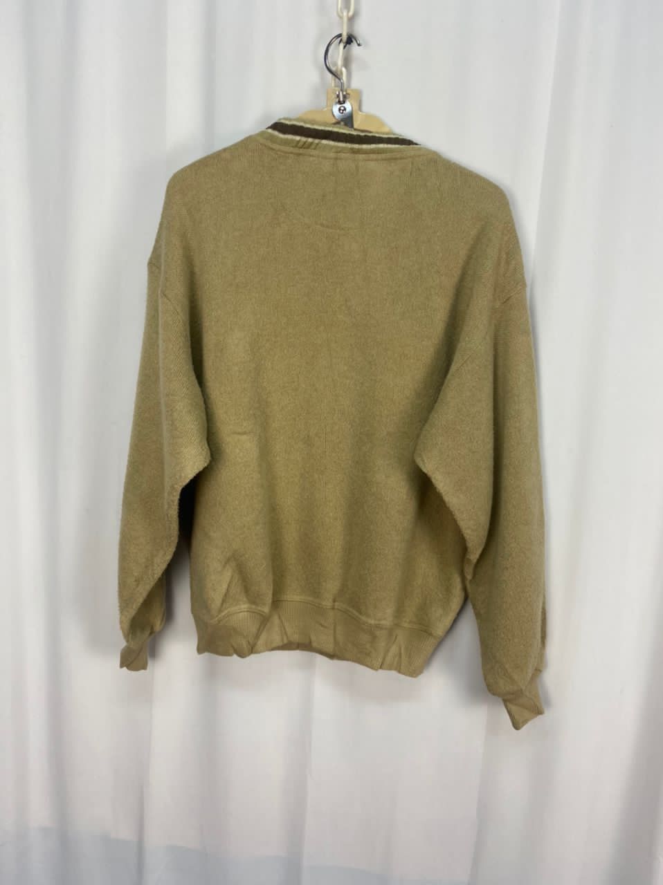 Japanese Brand × Vintage Vintage Ledolno spellout beggie knit sweatshirt Size US M / EU 48-50 / 2 - 9 Thumbnail